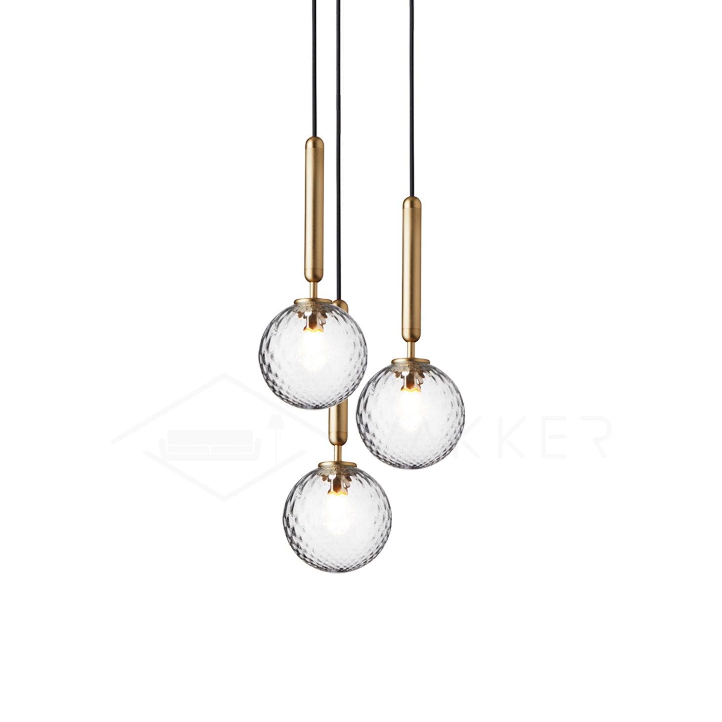 Larenol Glass Classic Industrial Pendant Light-Neutral Decor