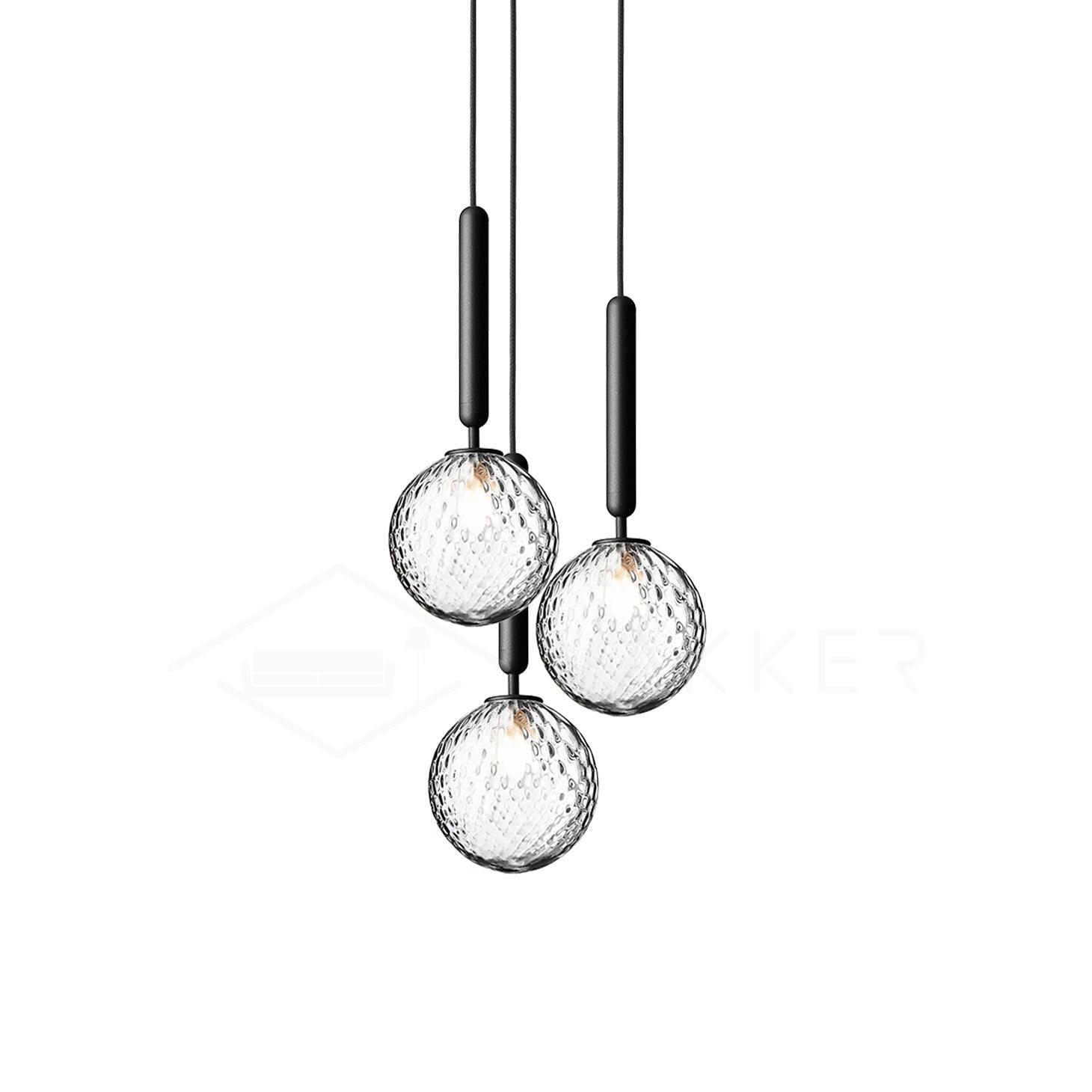 Larenol Glass Classic Industrial Pendant Light-Neutral Decor