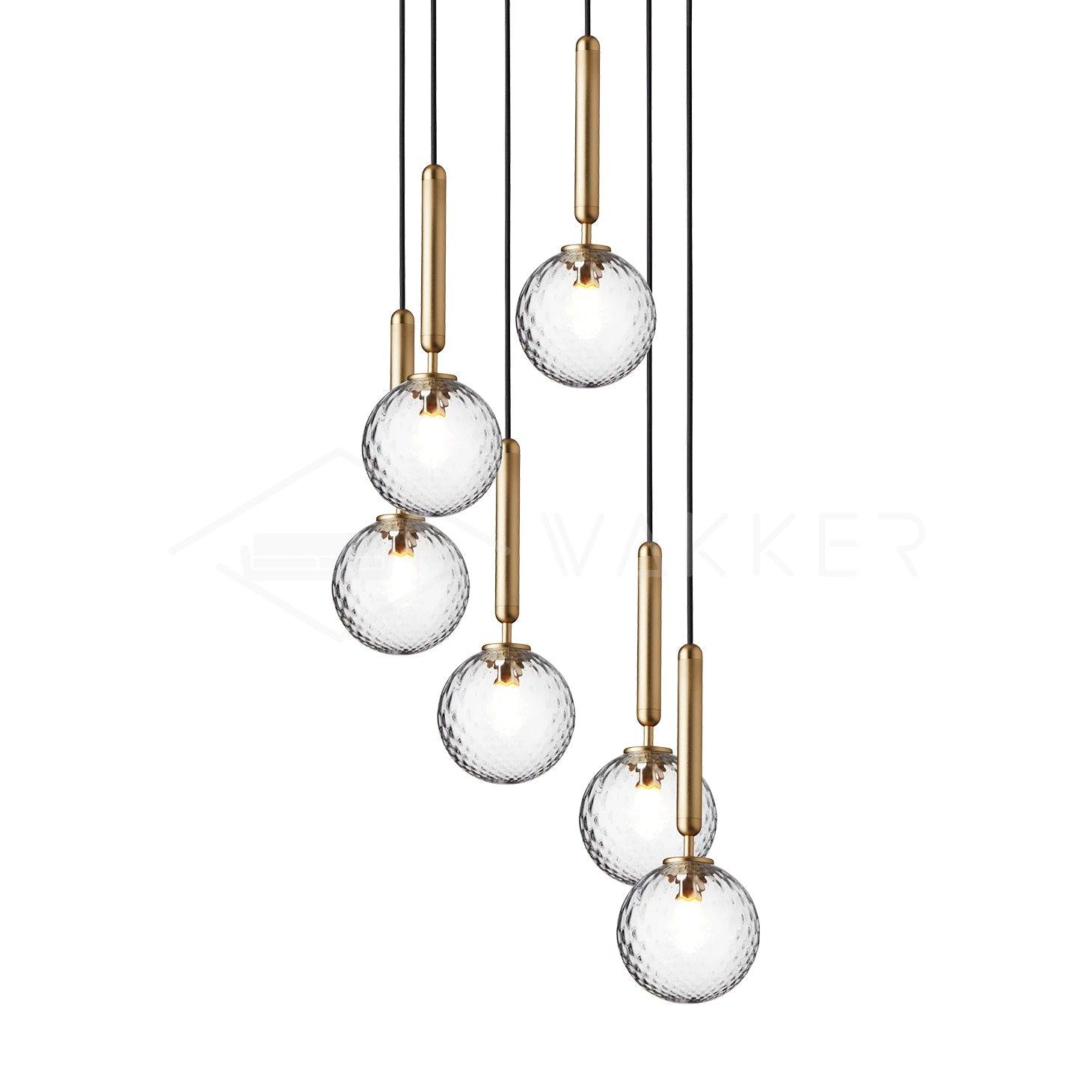 Aurelion Brass Industrial Pendant Light-Neutral Decor