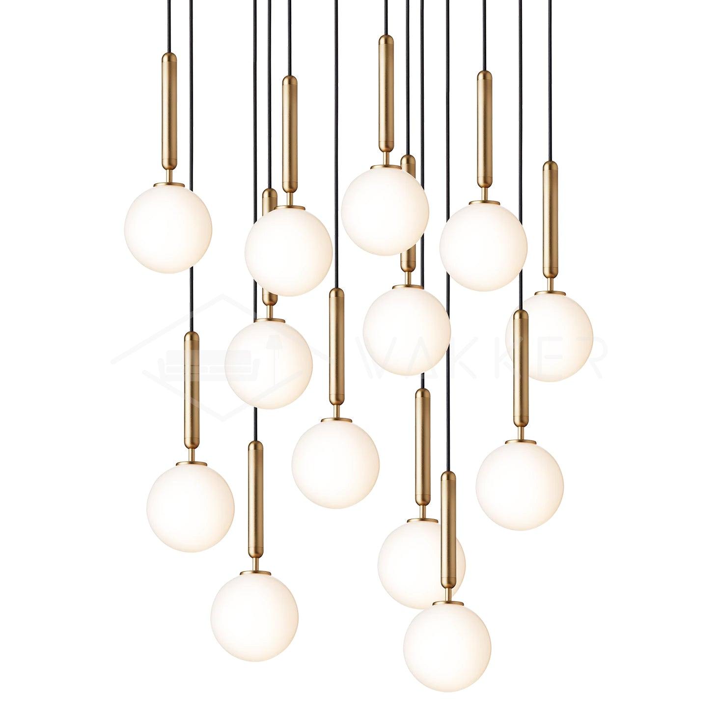 Larenol Glass Classic Industrial Pendant Light-Neutral Decor