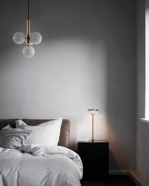 Aurelion Brass Industrial Pendant Light-Neutral Decor