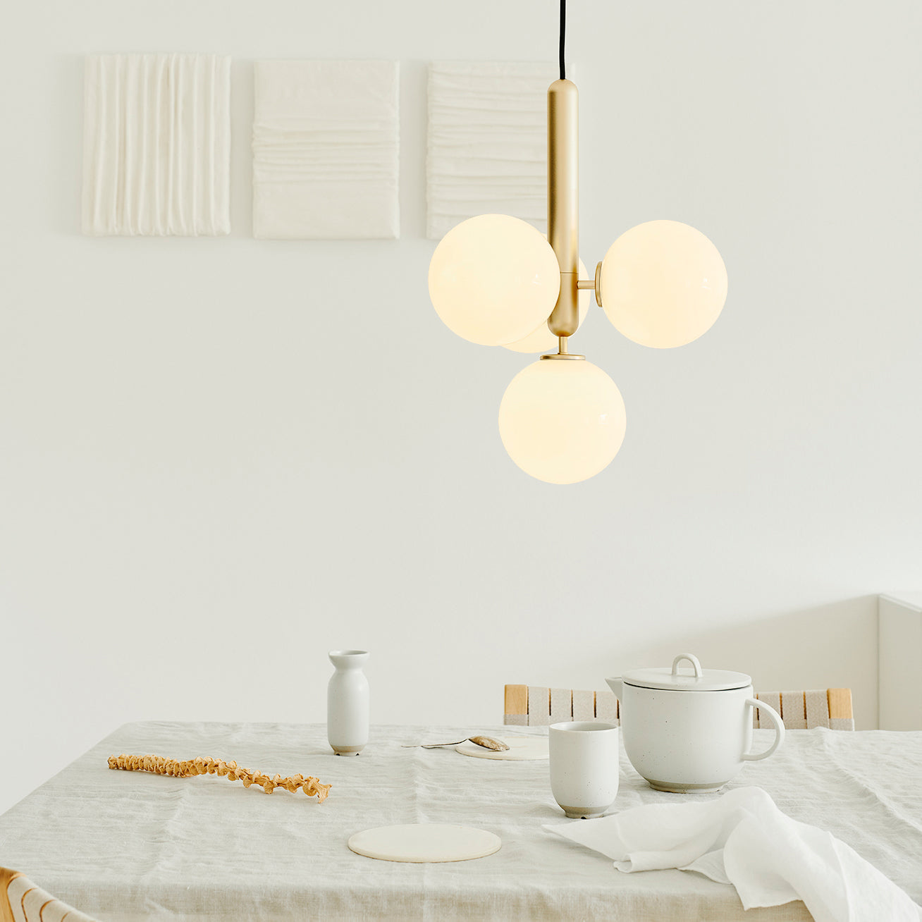 Larenol Glass Classic Industrial Pendant Light-Neutral Decor