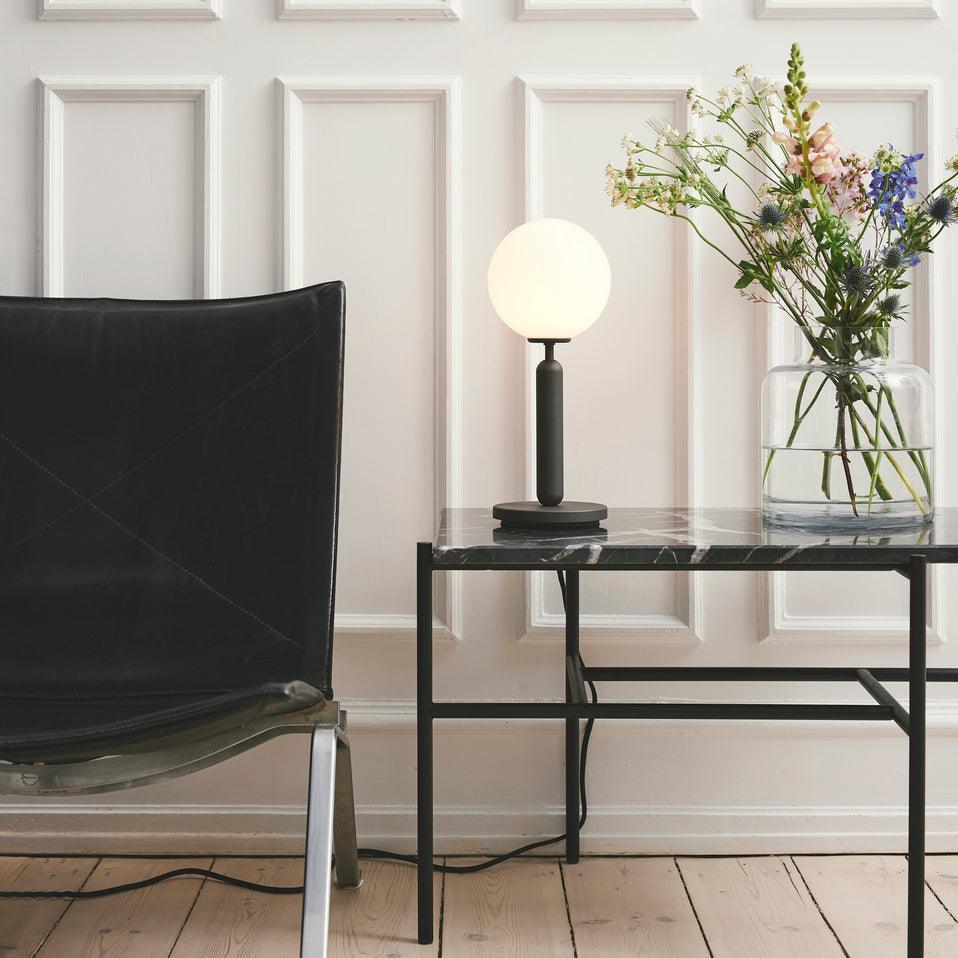 Noah Minimalist Glass Table Lamp-Neutral Decor