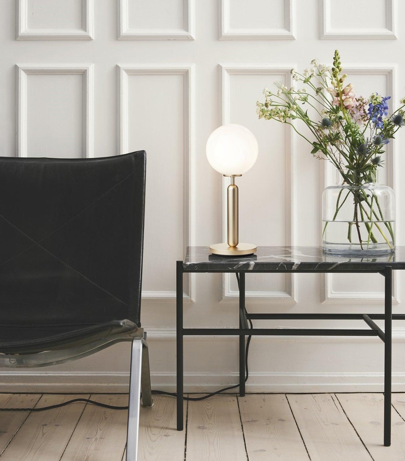 Noah Minimalist Glass Table Lamp-Neutral Decor