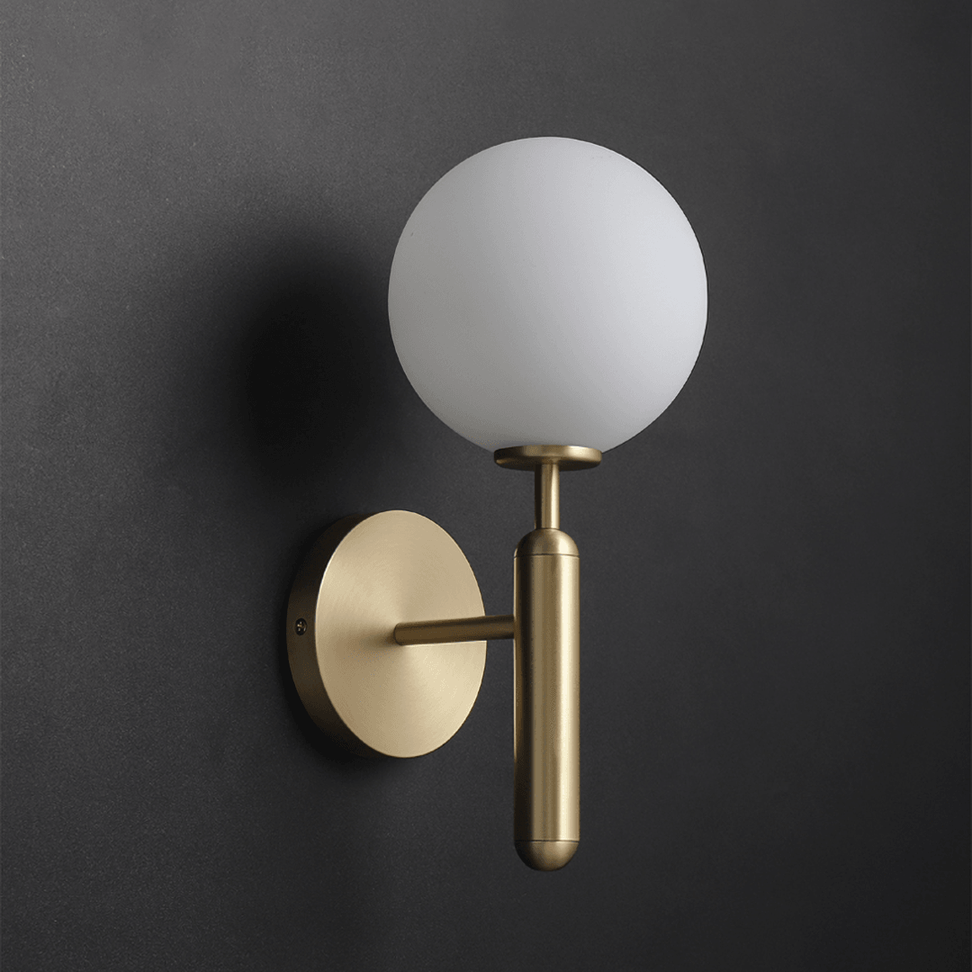 Culorara Modern Minimalist Brass Wall Lamp-Neutral Decor