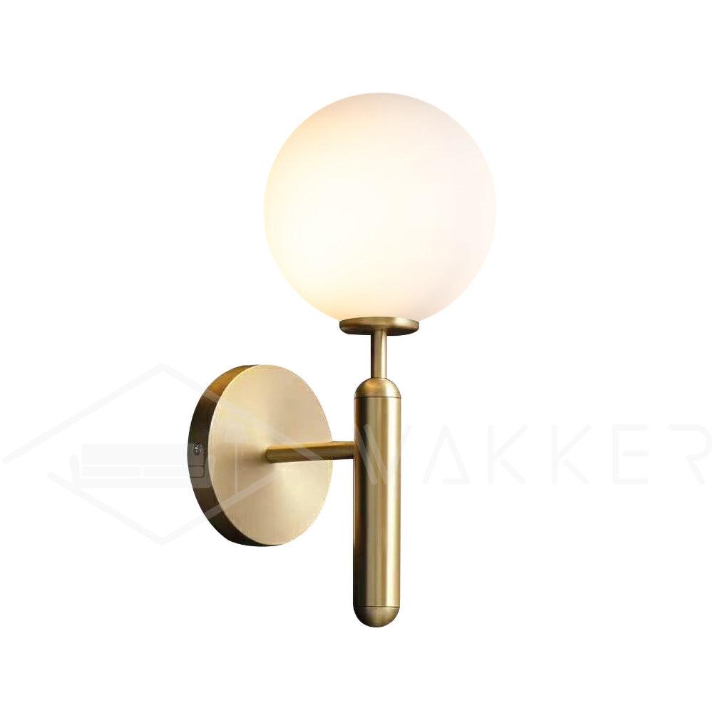 Kynlo Wall Lamp Plug In Glass Globe Nordic-Neutral Decor