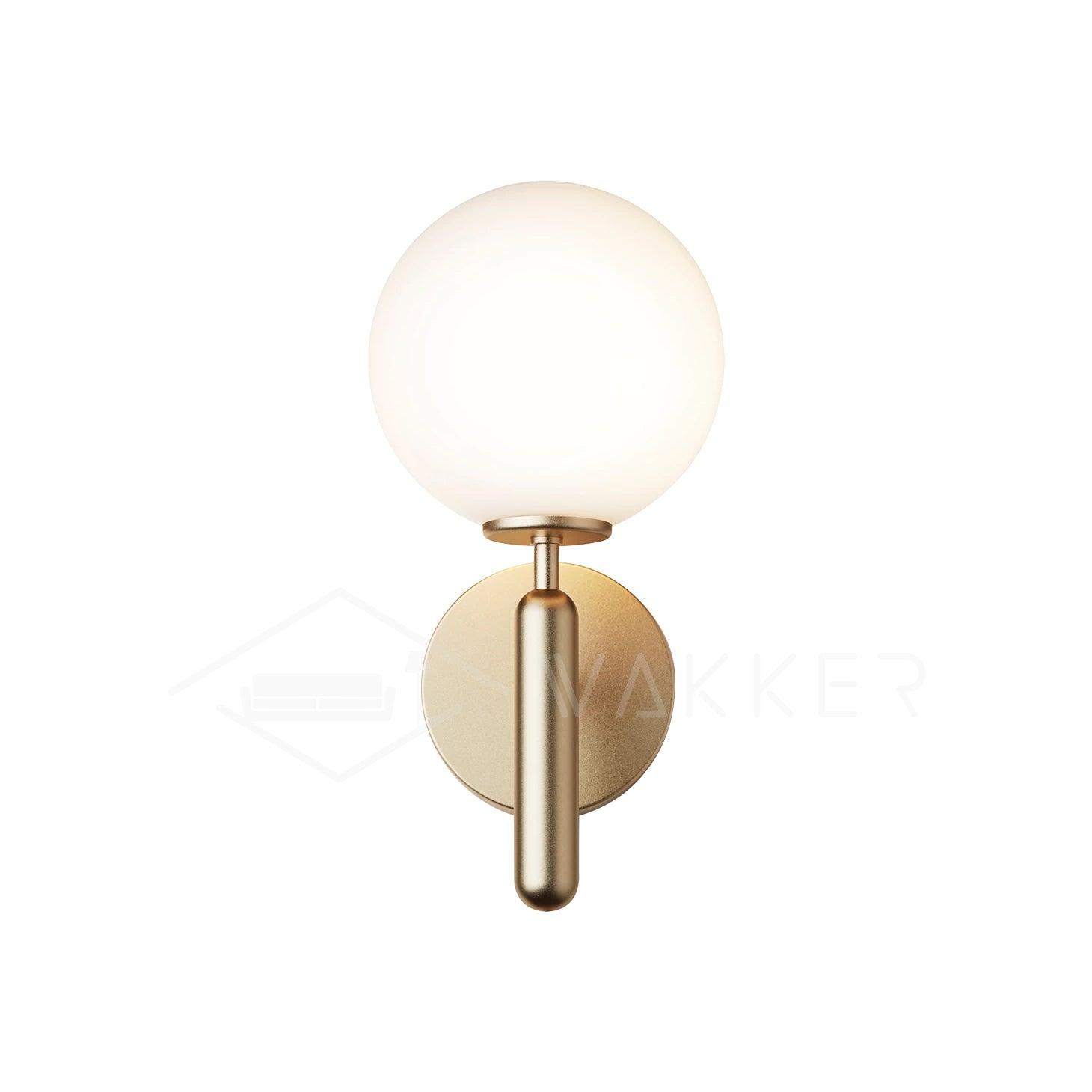 Kynlo Wall Lamp Plug In Glass Globe Nordic-Neutral Decor