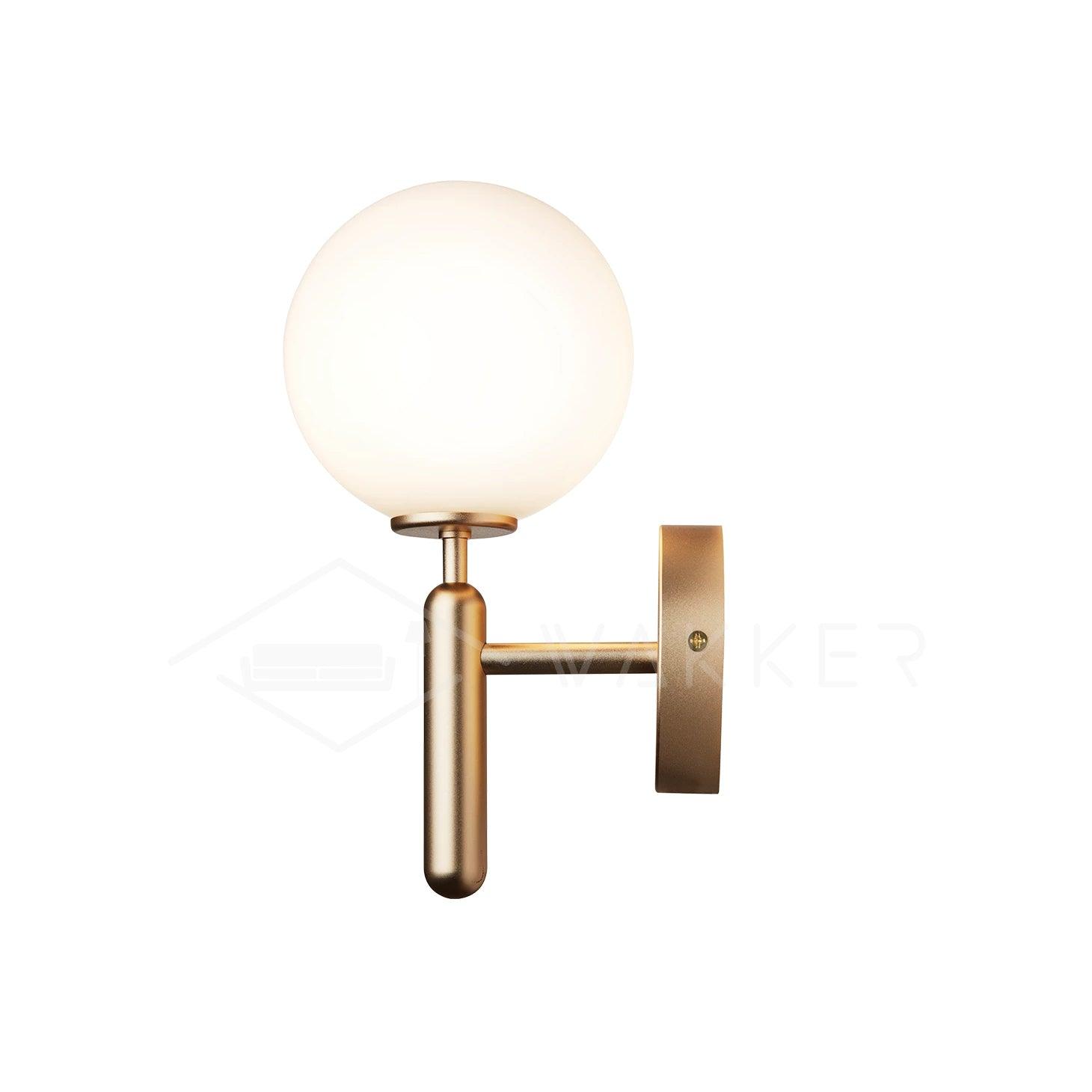 Kynlo Wall Lamp Plug In Glass Globe Nordic-Neutral Decor