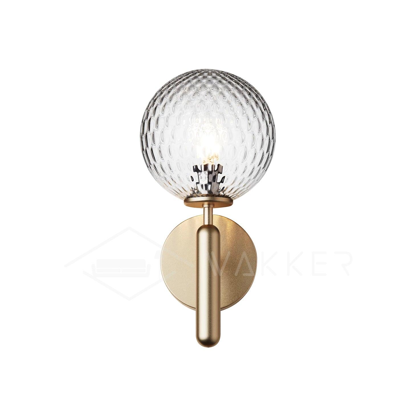 Kynlo Wall Lamp Plug In Glass Globe Nordic-Neutral Decor
