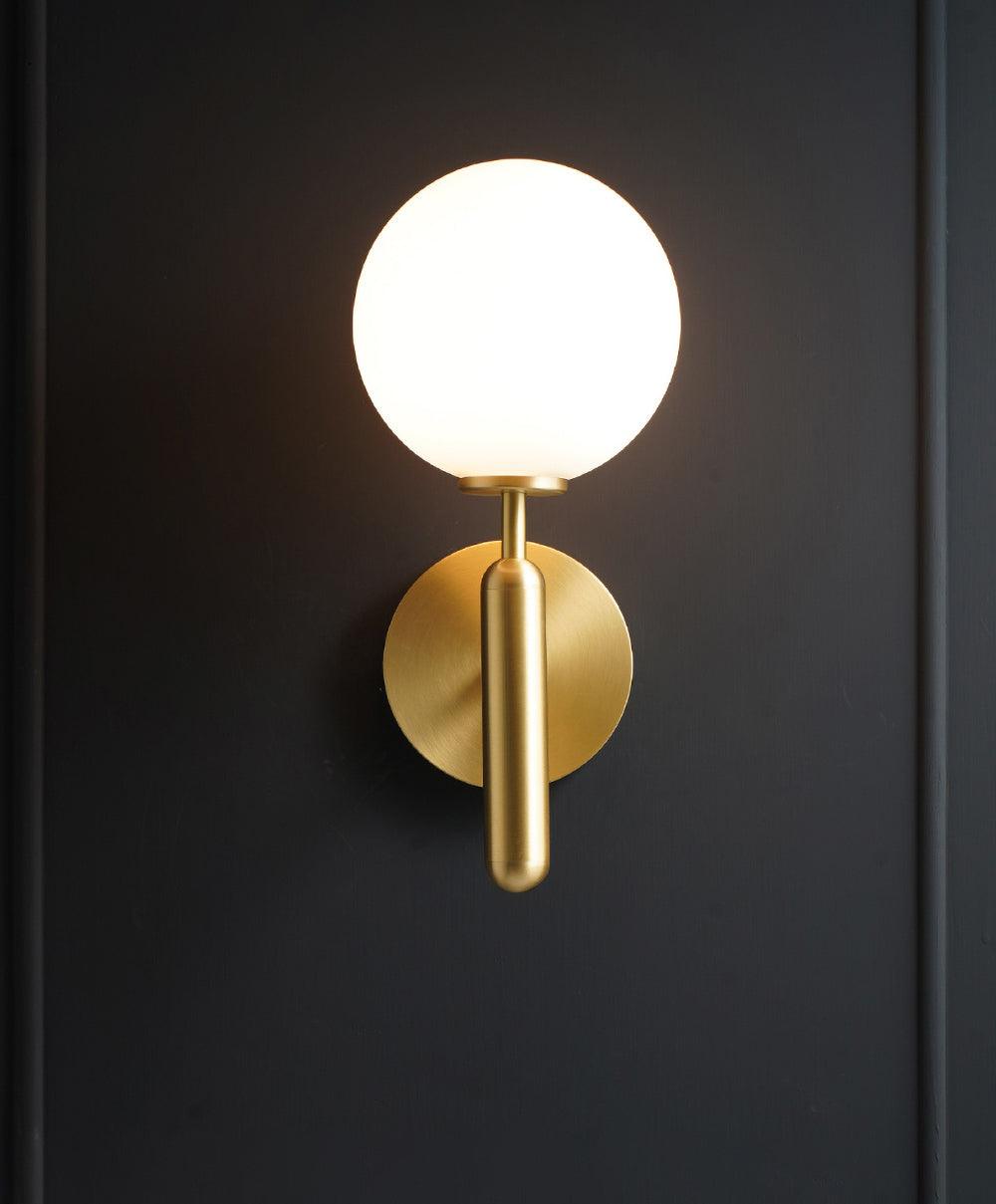 Culorara Modern Minimalist Brass Wall Lamp-Neutral Decor