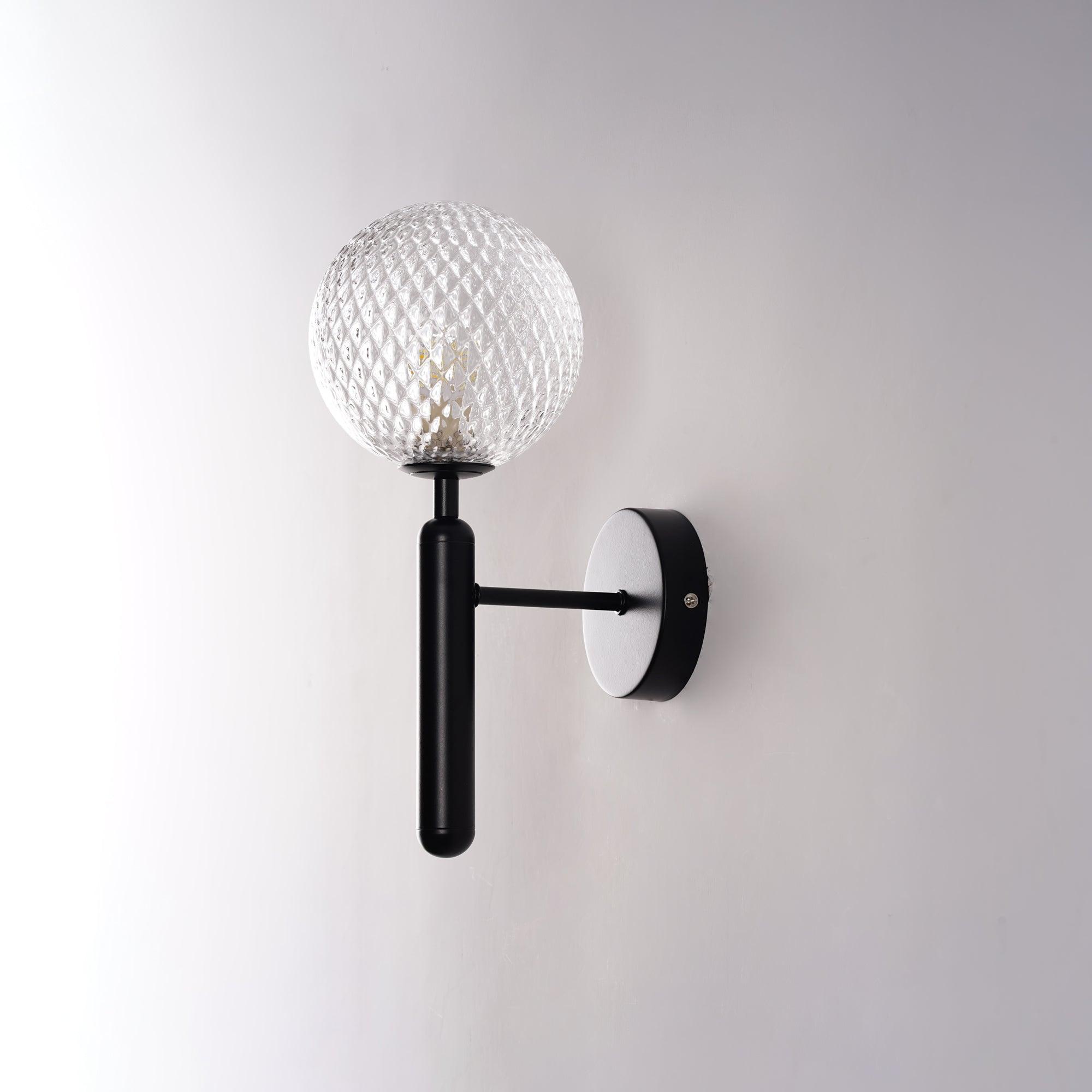 Ilirila Modern Minimalist Brass Glass Wall Light-Neutral Decor