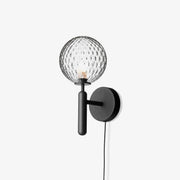 Kynlo Wall Lamp Plug In Glass Globe Nordic-Neutral Decor