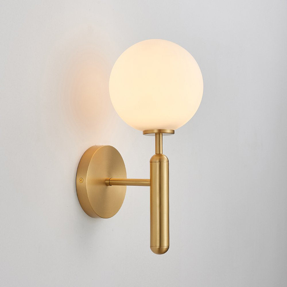 Kynlo Wall Lamp Plug In Glass Globe Nordic-Neutral Decor
