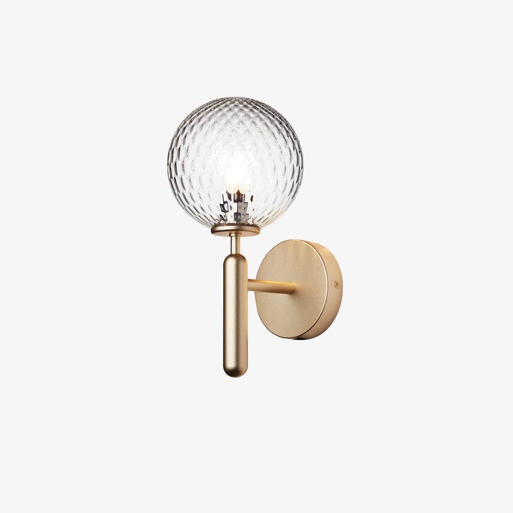 Ilirila Modern Minimalist Brass Glass Wall Light-Neutral Decor