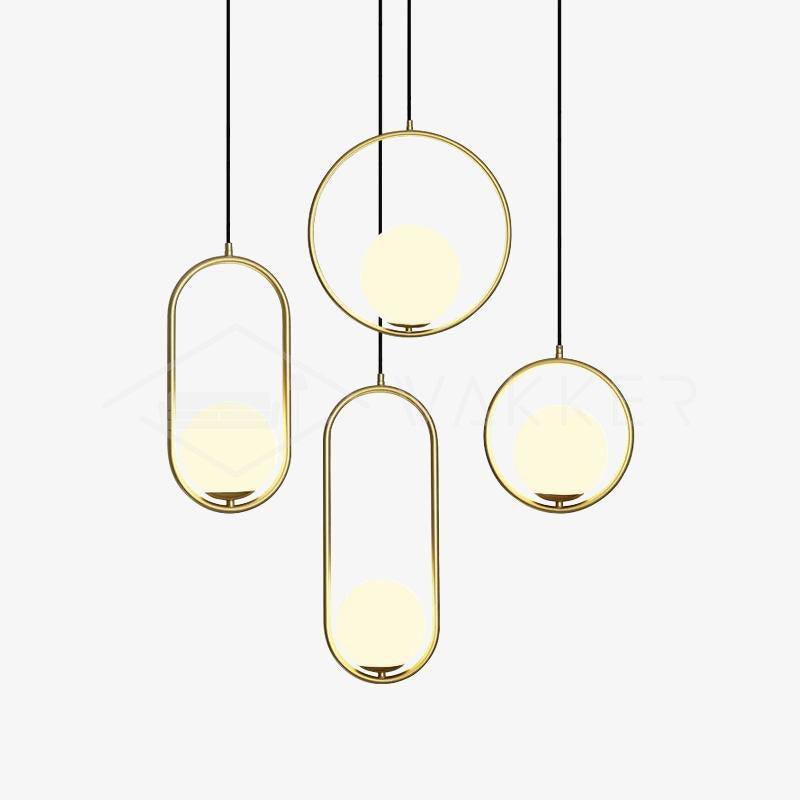 Lustra Pendant Lamp Brass Modern Ring-Neutral Decor