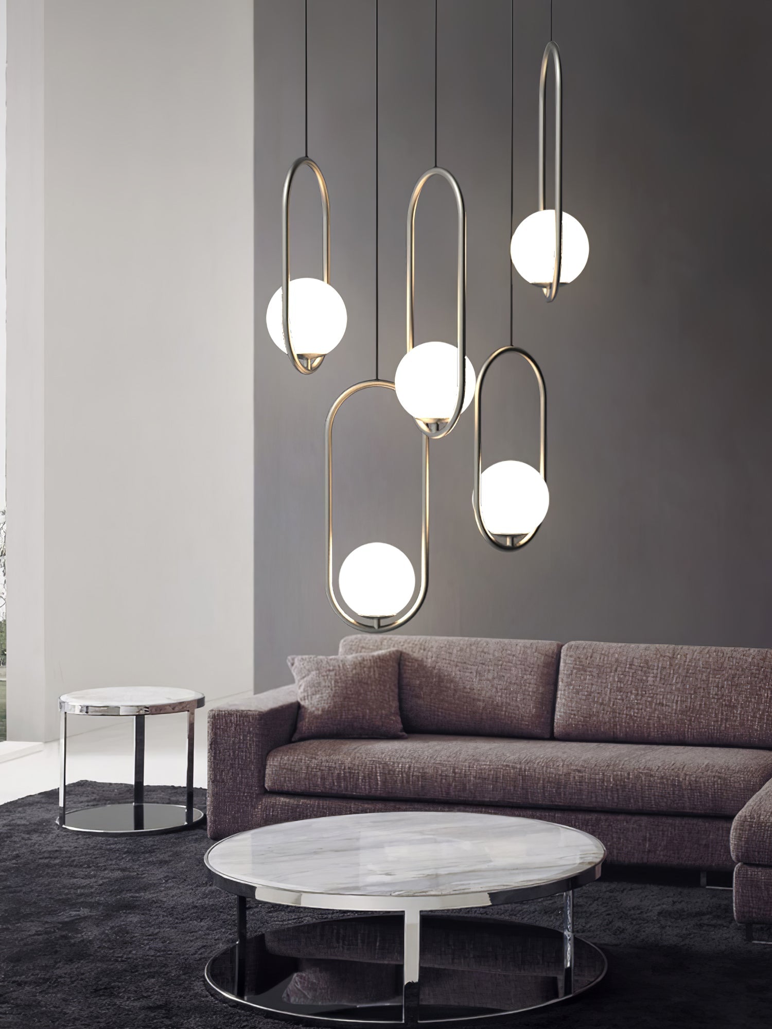 Emberis Modern Brass Pendant Light-Neutral Decor