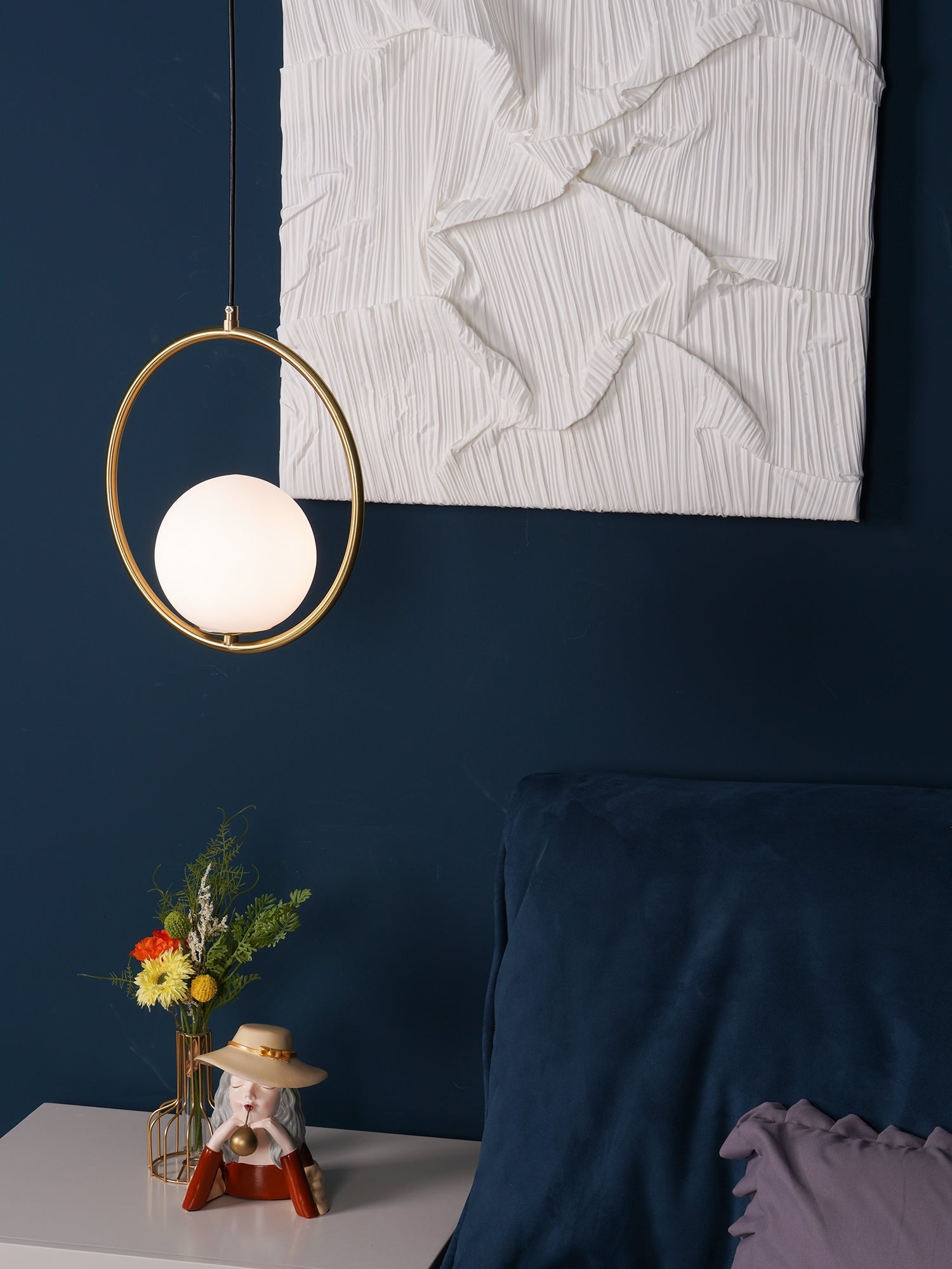 Emberis Modern Brass Pendant Light-Neutral Decor