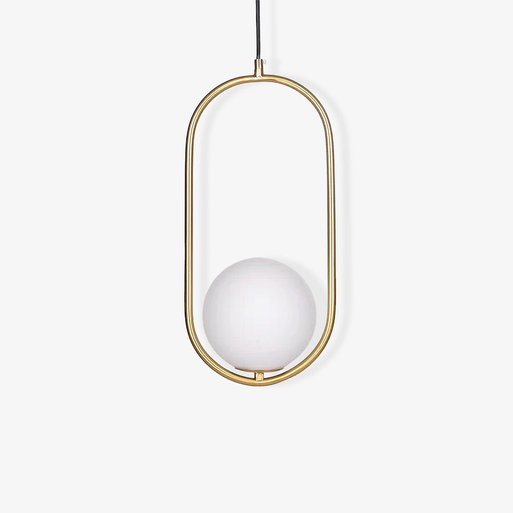 Lustra Pendant Lamp Brass Modern Ring-Neutral Decor