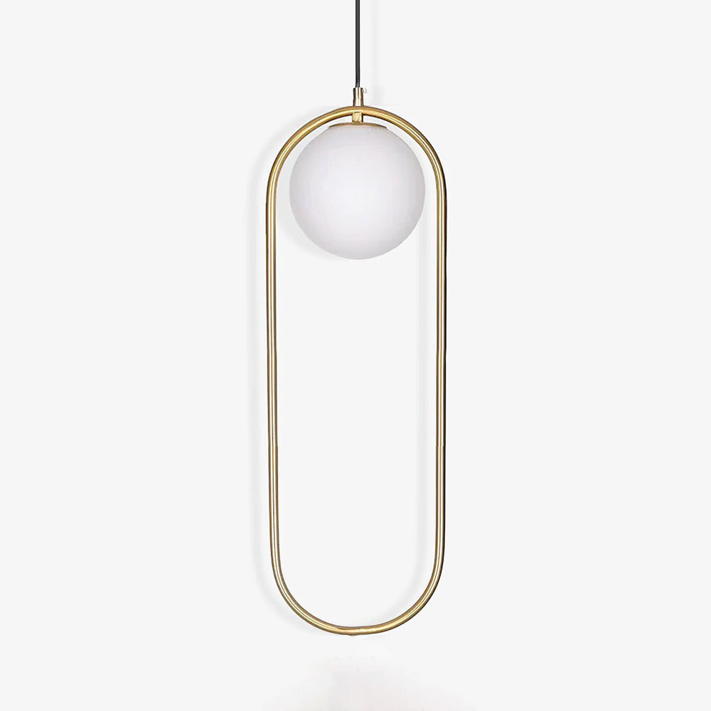 Lustra Pendant Lamp Brass Modern Ring-Neutral Decor