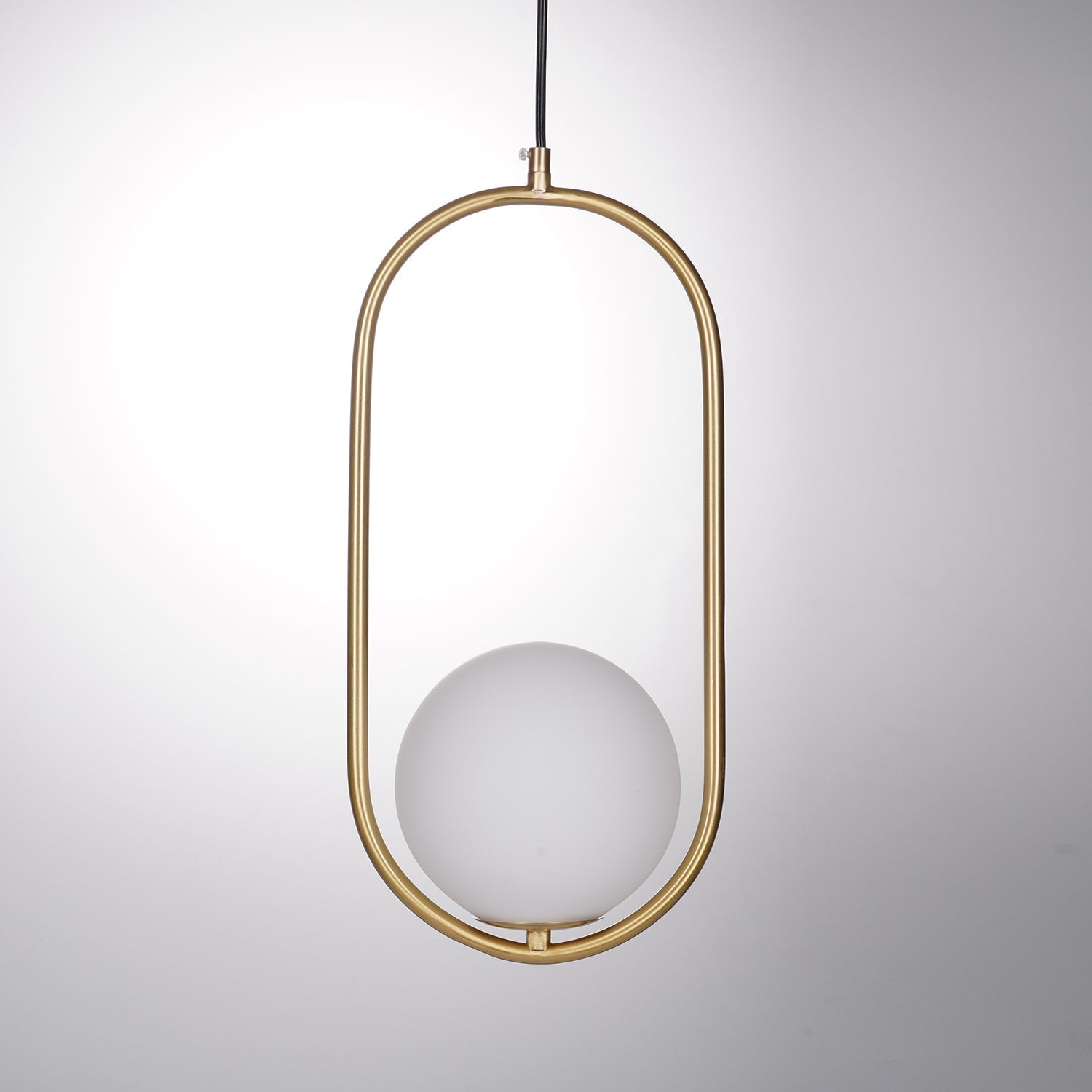 Lustra Pendant Lamp Brass Modern Ring-Neutral Decor