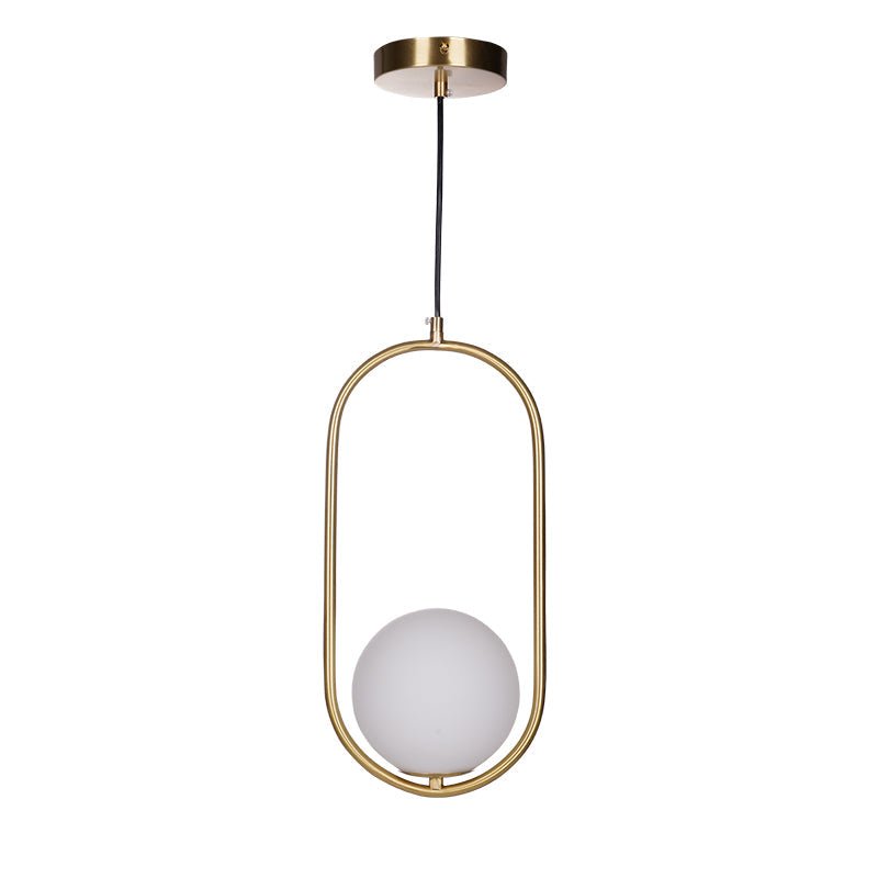 Lustra Pendant Lamp Brass Modern Ring-Neutral Decor