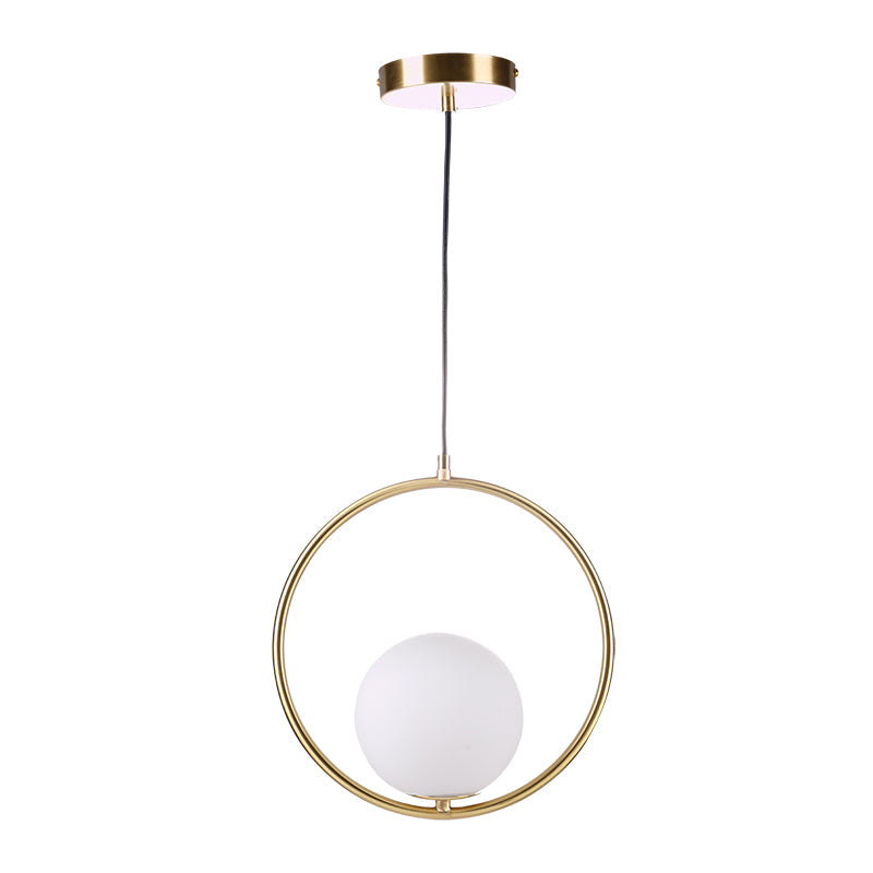 Lustra Pendant Lamp Brass Modern Ring-Neutral Decor