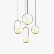 Lustra Pendant Lamp Brass Modern Ring-Neutral Decor