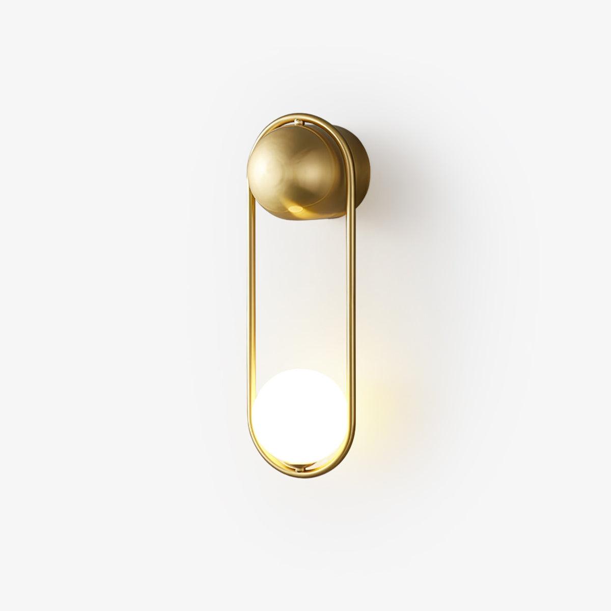 Aura Radiain Brass Minimalist Wall Lamp-Neutral Decor