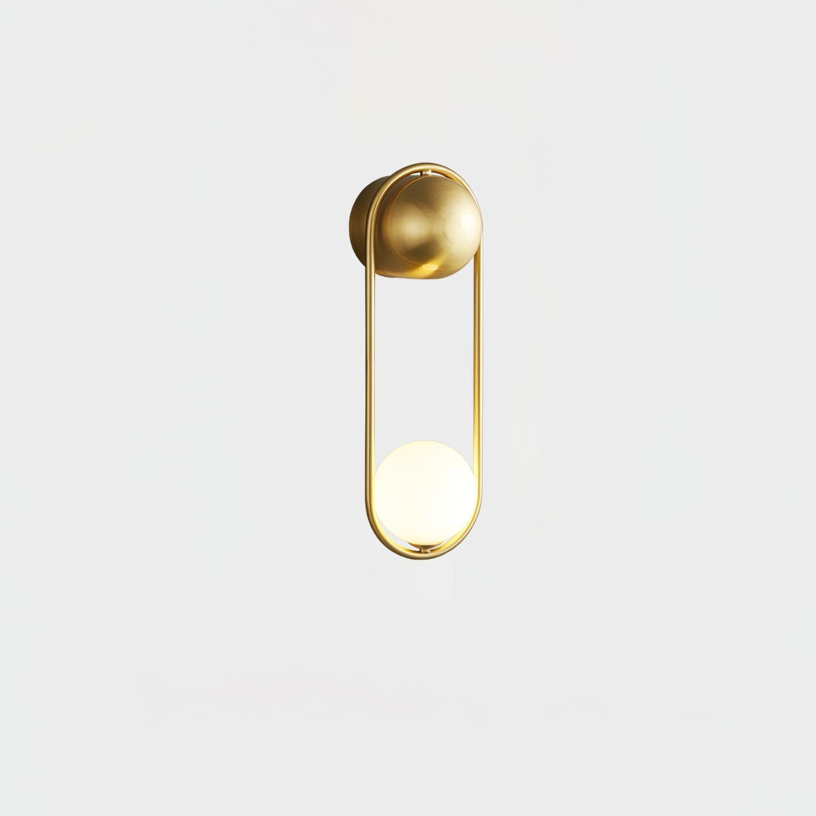 Aura Radiain Brass Minimalist Wall Lamp-Neutral Decor
