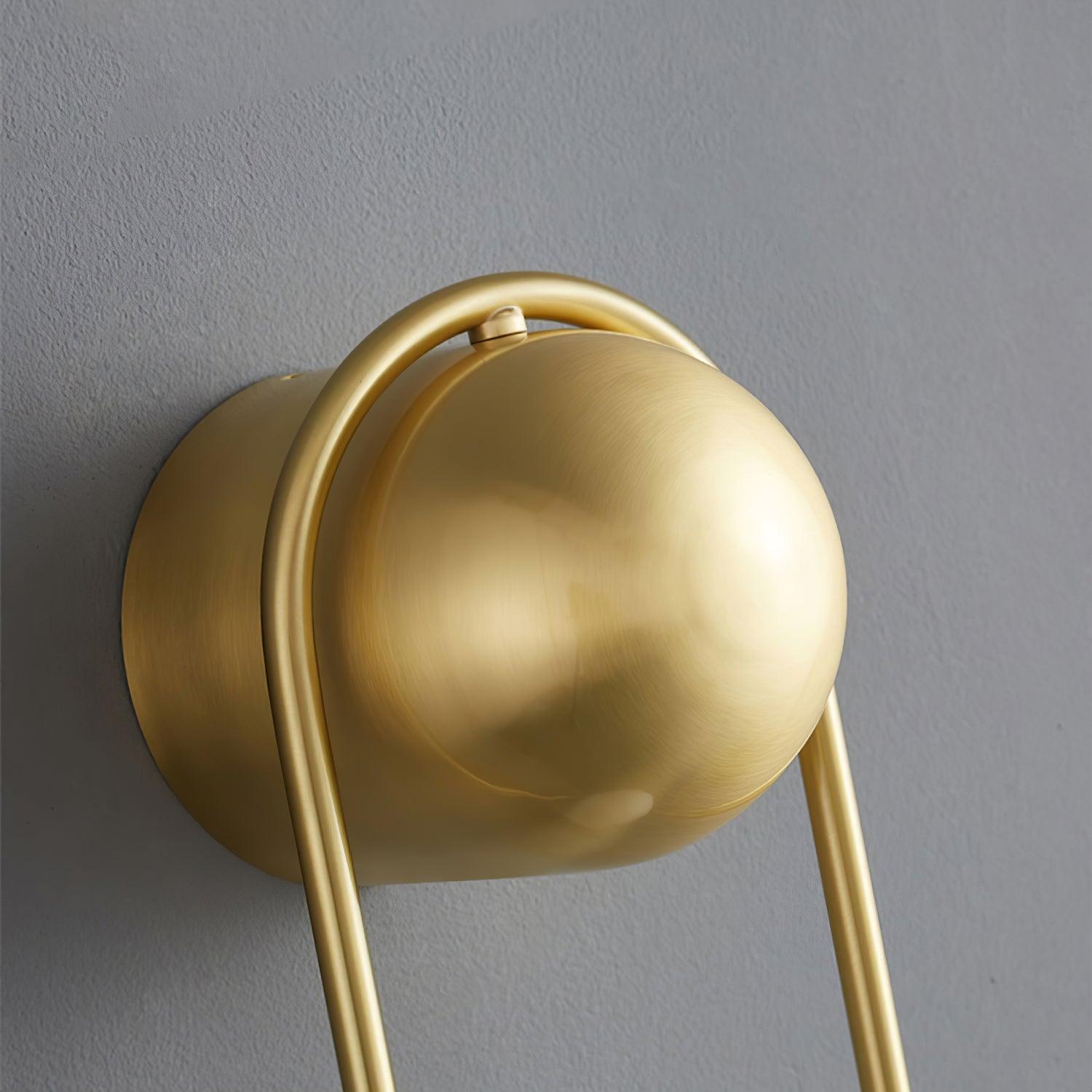 Aura Radiain Brass Minimalist Wall Lamp-Neutral Decor