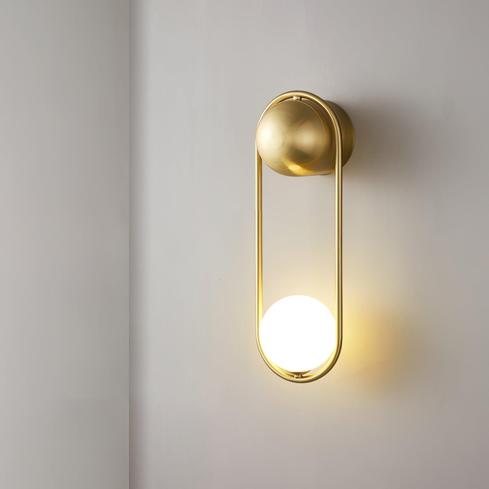 Aura Radiain Brass Minimalist Wall Lamp-Neutral Decor
