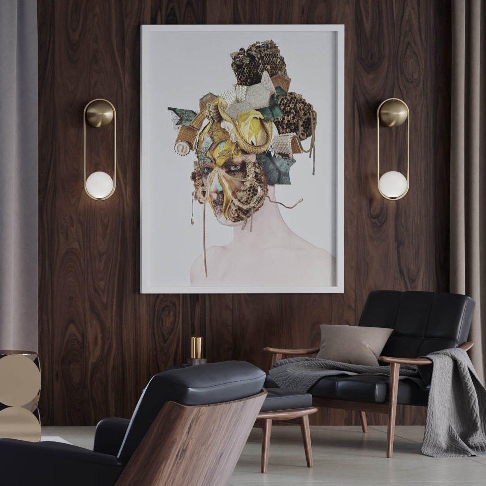 Aura Radiain Brass Minimalist Wall Lamp-Neutral Decor