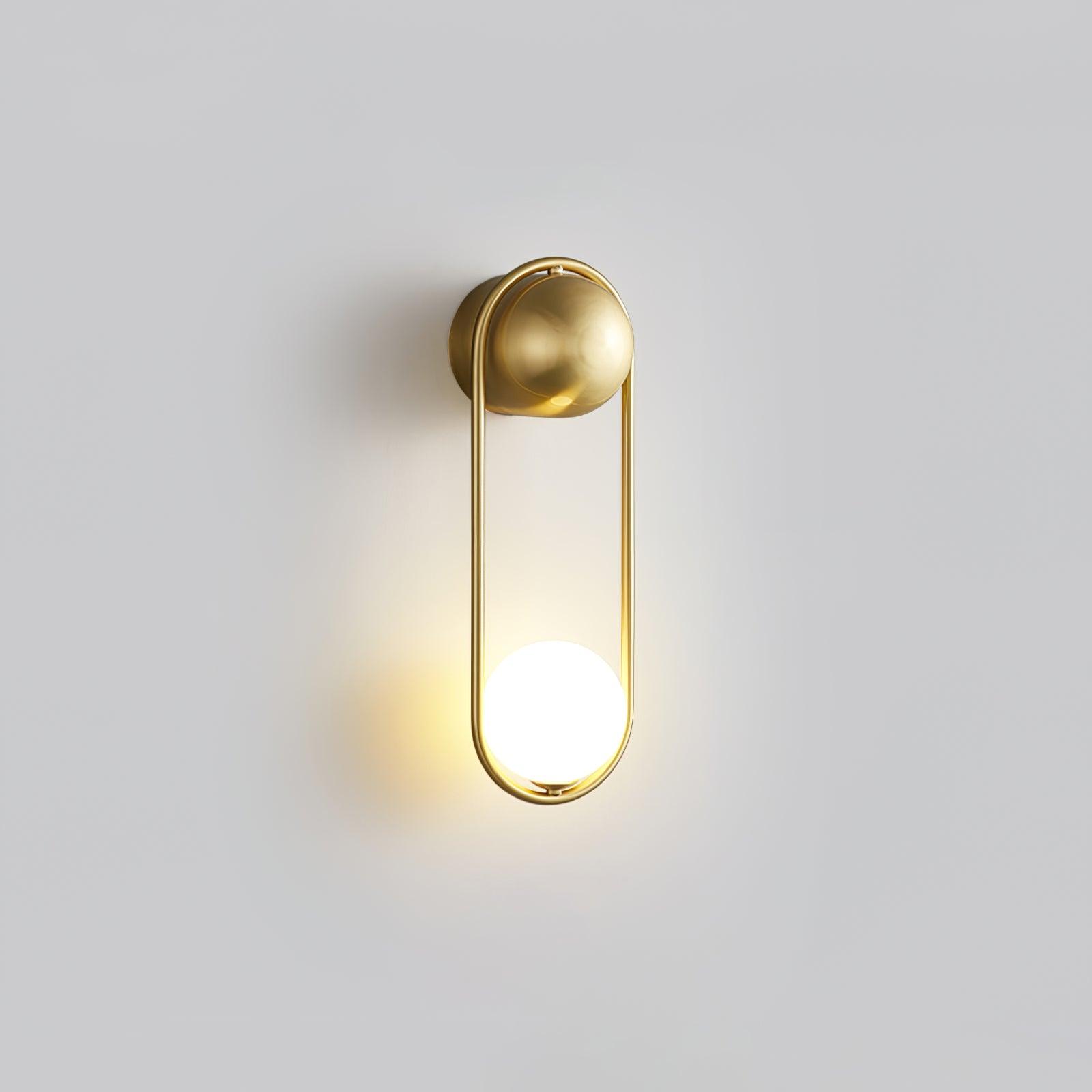 Aura Radiain Brass Minimalist Wall Lamp-Neutral Decor
