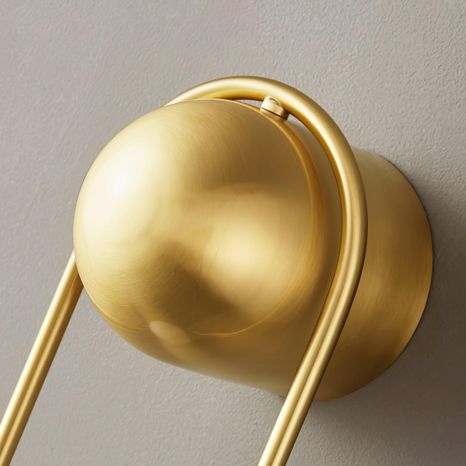 Aura Radiain Brass Minimalist Wall Lamp-Neutral Decor
