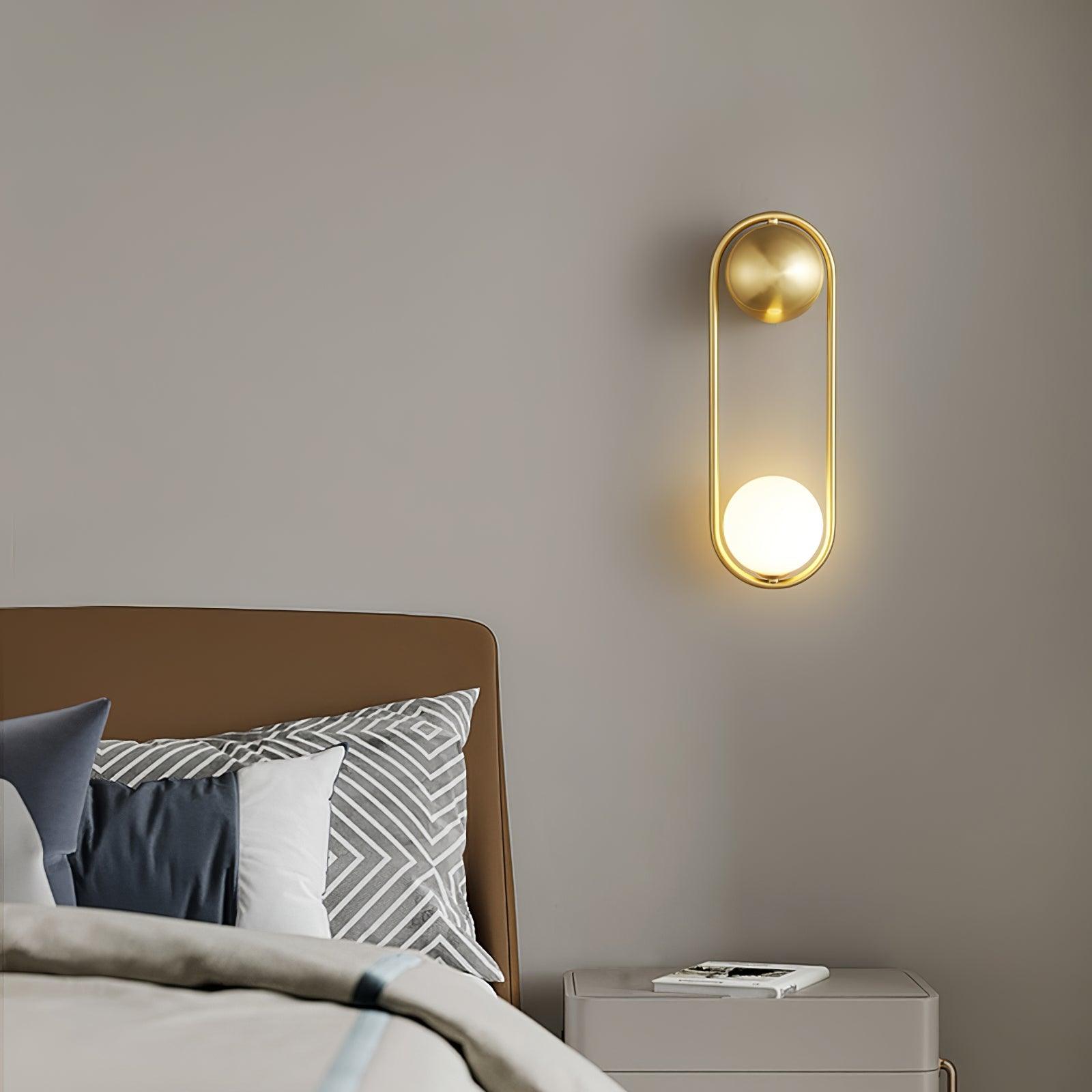 Aura Radiain Brass Minimalist Wall Lamp-Neutral Decor