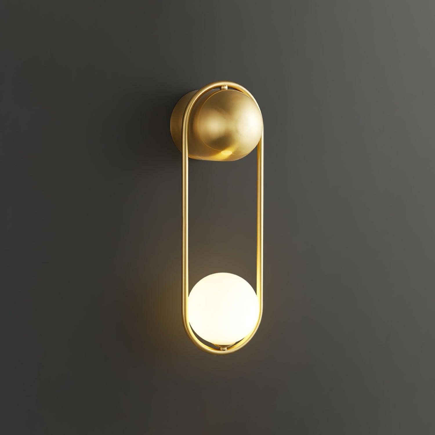Aura Radiain Brass Minimalist Wall Lamp-Neutral Decor