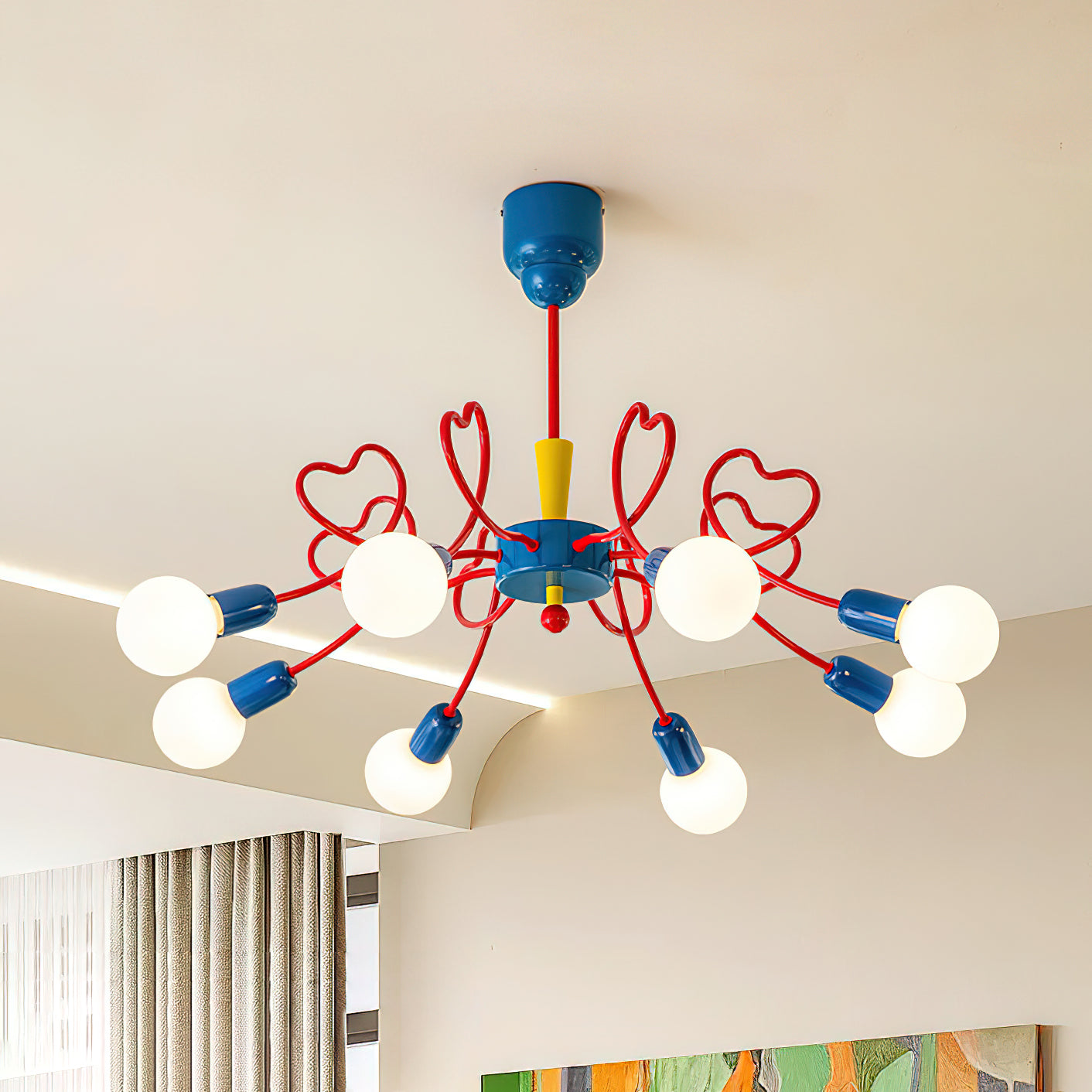 Chandelier Heart-Shaped  Playful