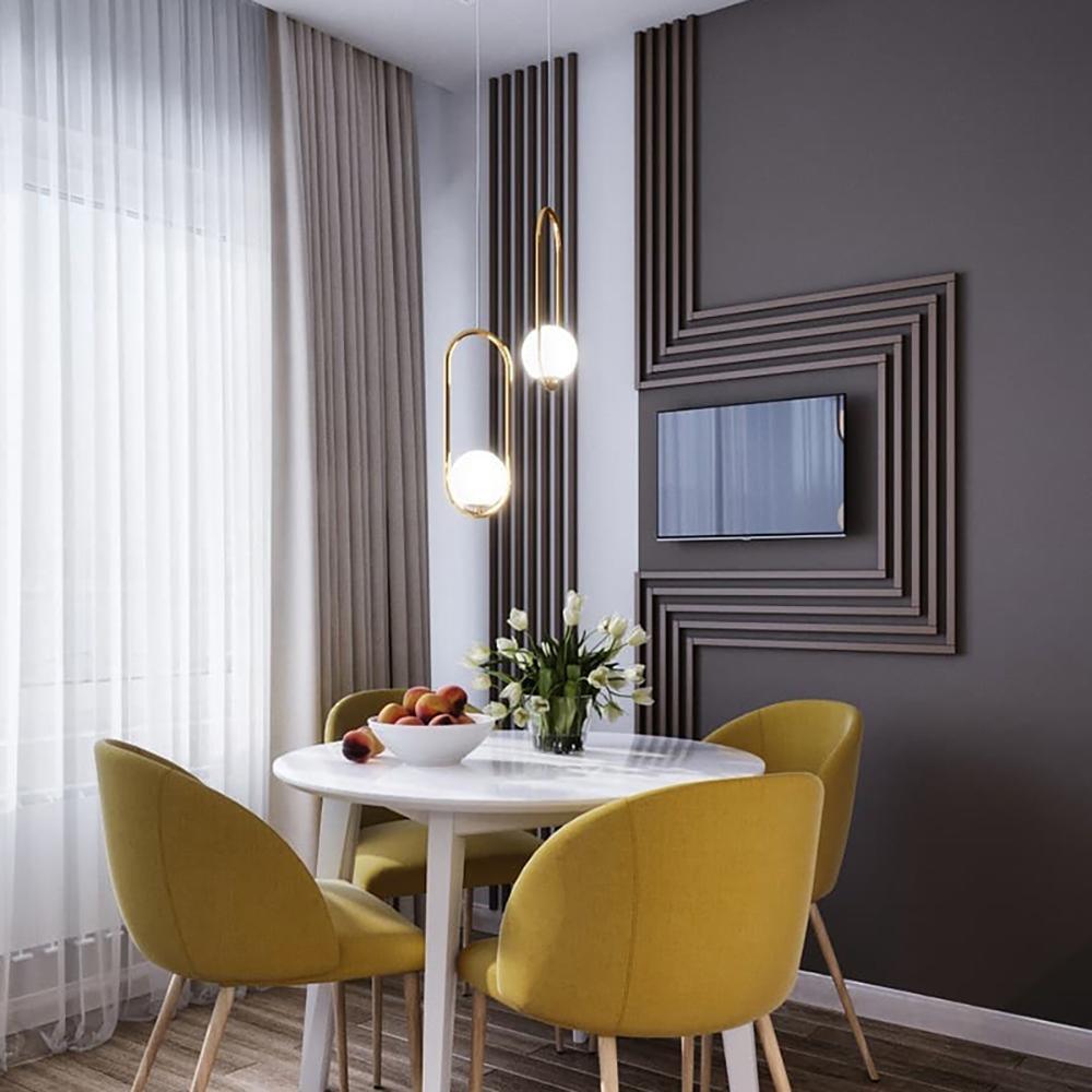 Lustra Pendant Lamp Brass Modern Ring-Neutral Decor