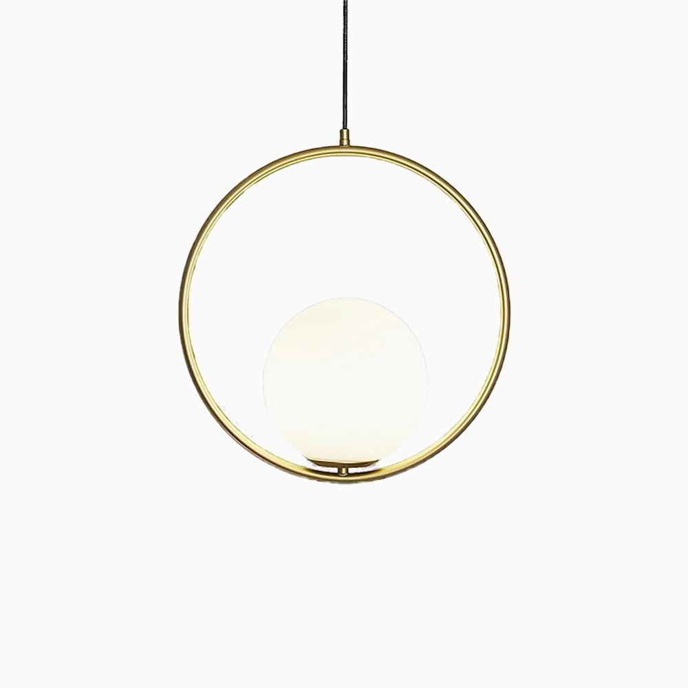 Lustra Pendant Lamp Brass Modern Ring-Neutral Decor
