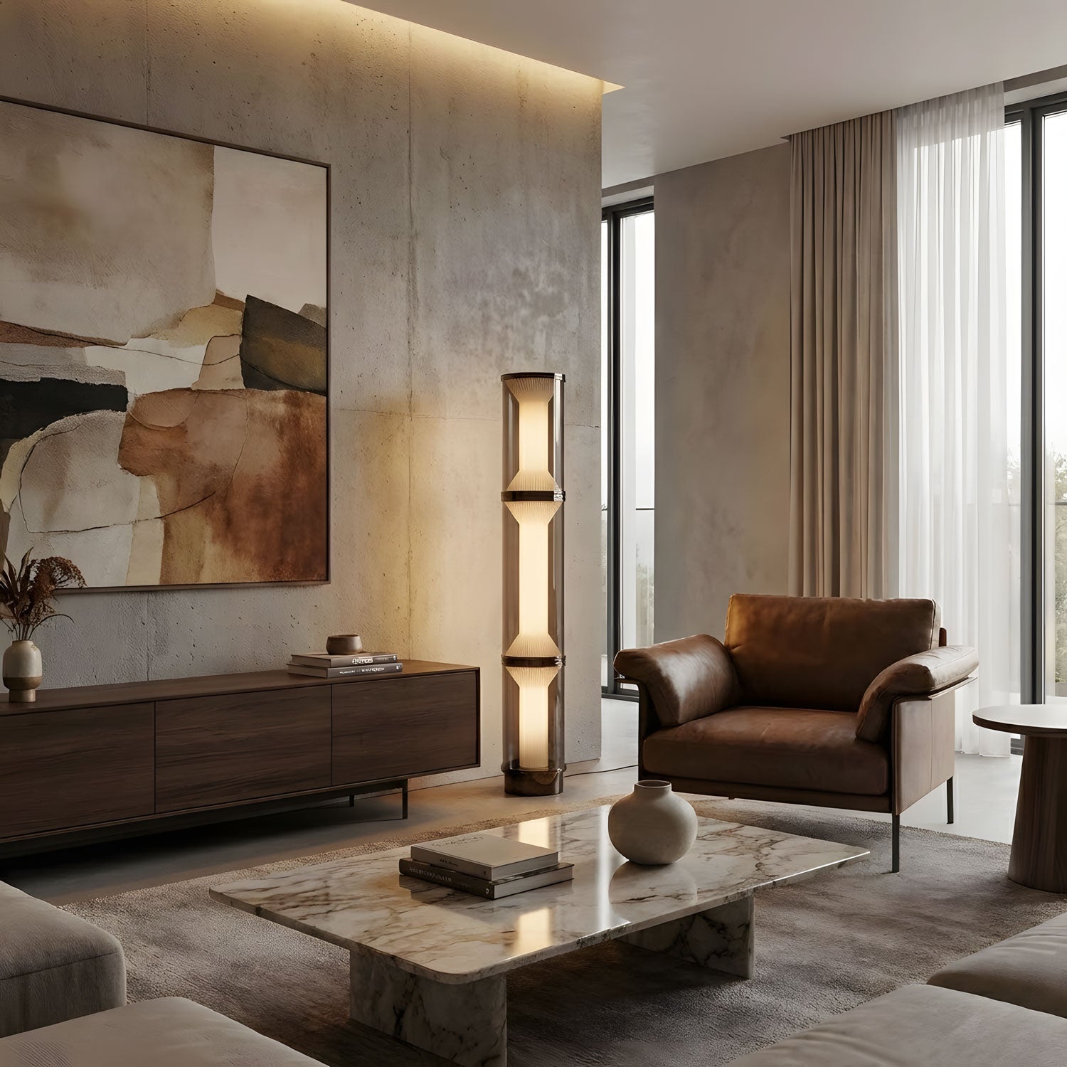 Miles Floor Light-Neutral Decor