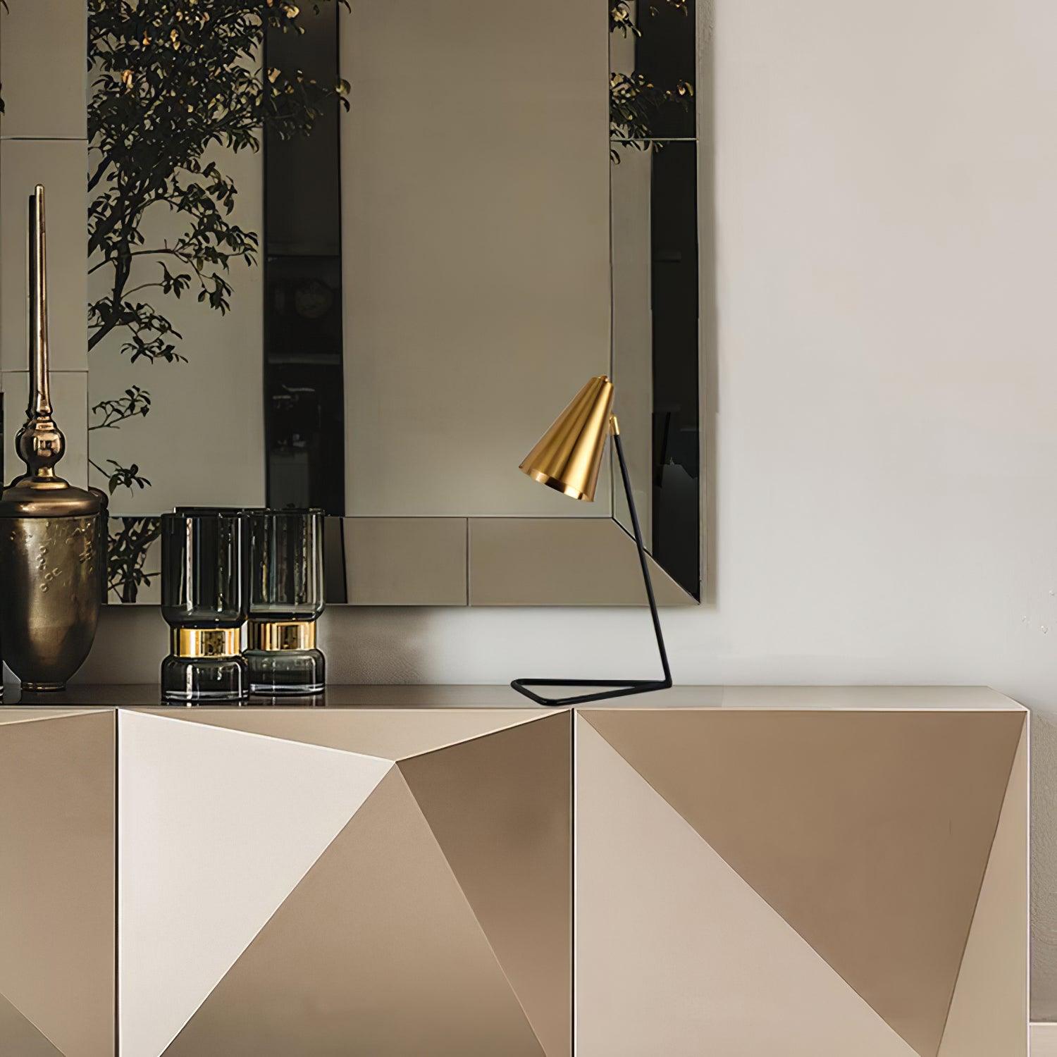 Lumiere Industrial Table Lamp-Neutral Decor