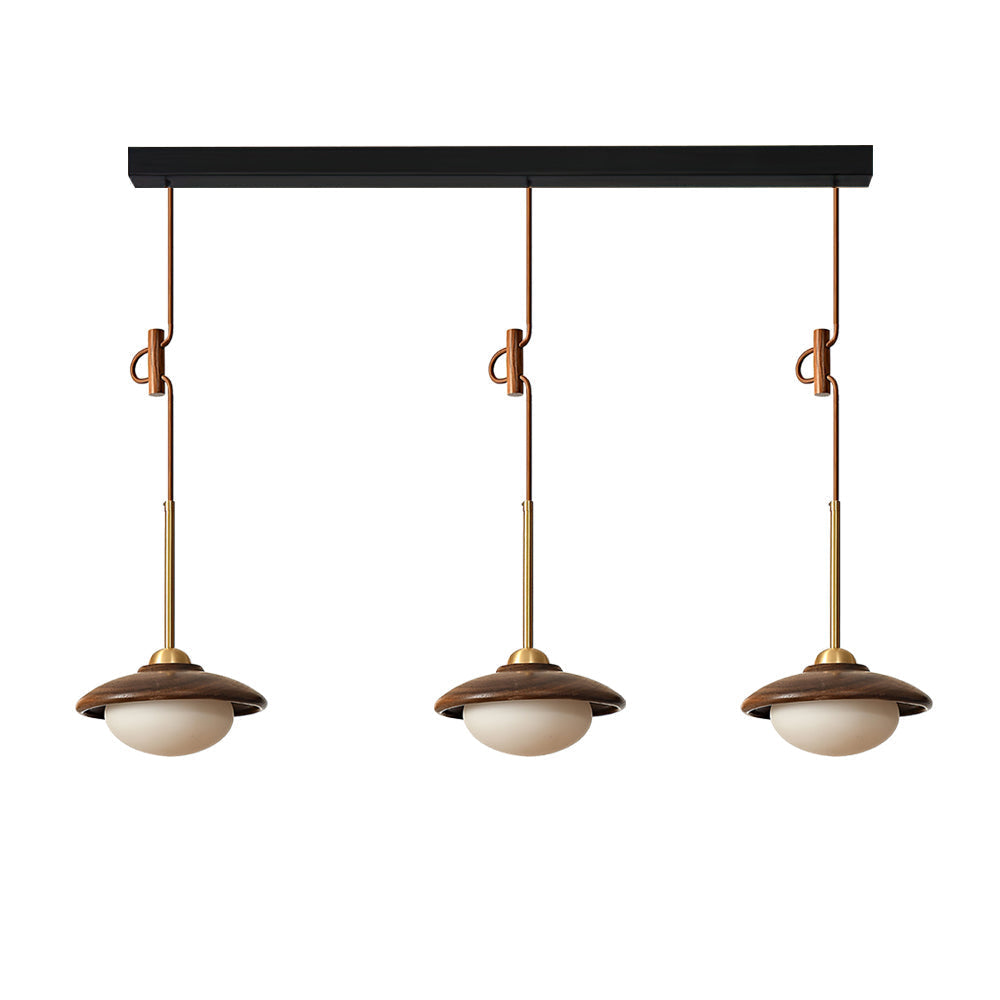 Close-up of the G9 bulb socket within the Milivia Pendant Light.