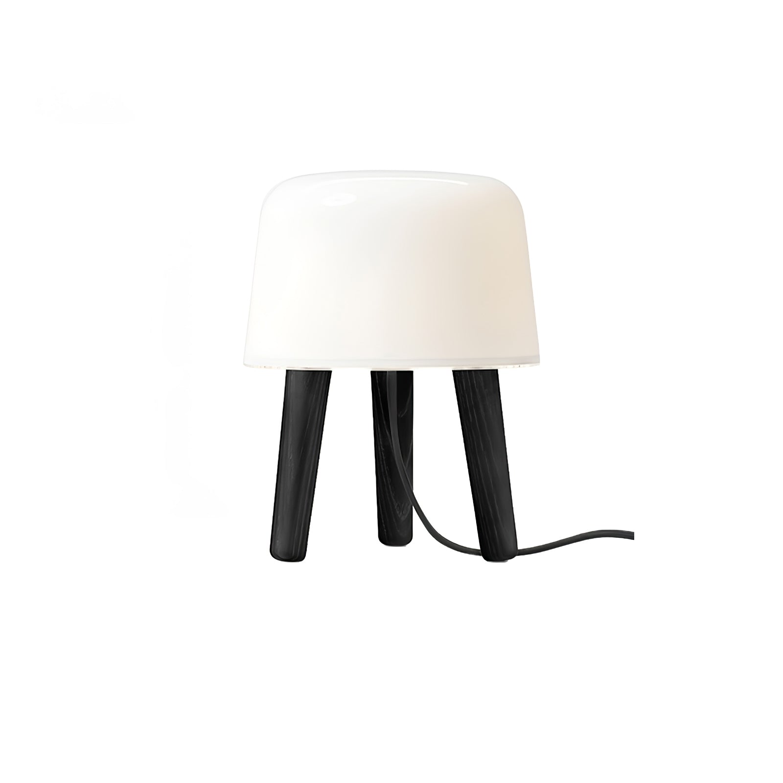 GlowPod Wood Milk Table Lamp-Neutral Decor
