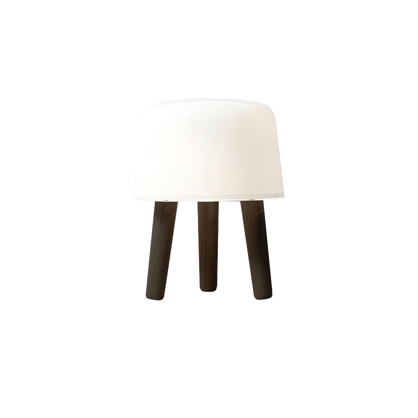 GlowPod Wood Milk Table Lamp-Neutral Decor