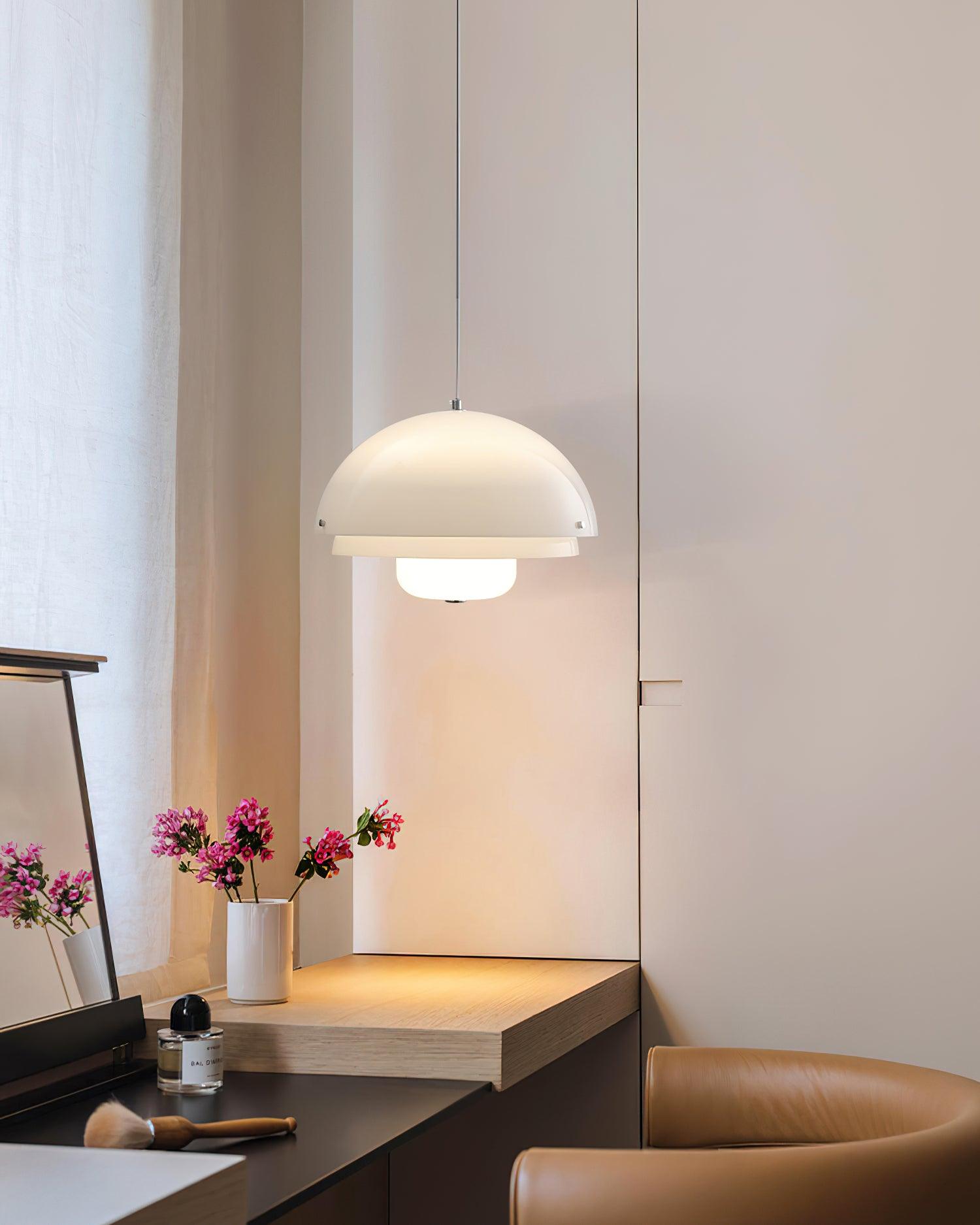 Lior Unique Milk White Glass Pendant Lamp-Neutral Decor
