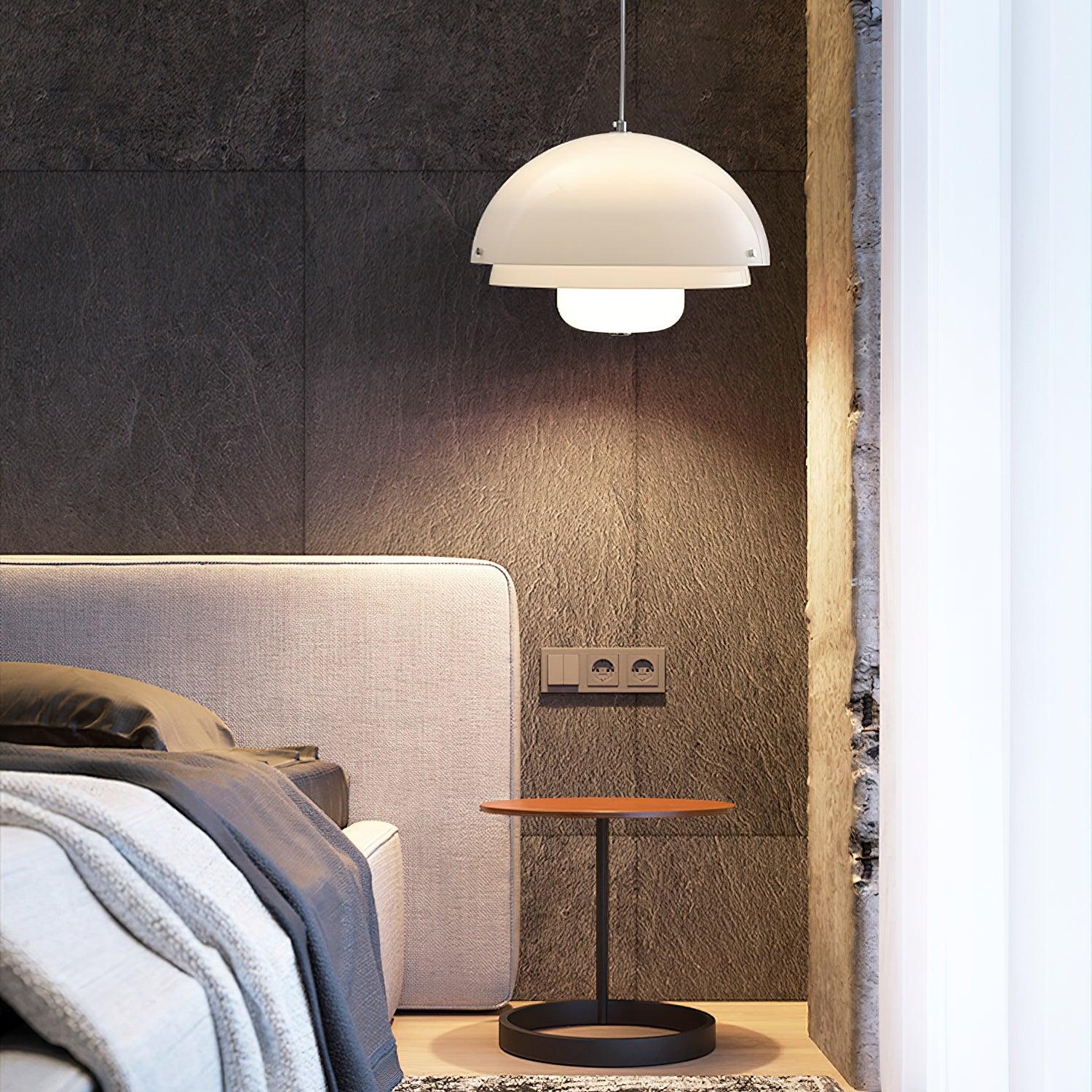 Lior Unique Milk White Glass Pendant Lamp-Neutral Decor