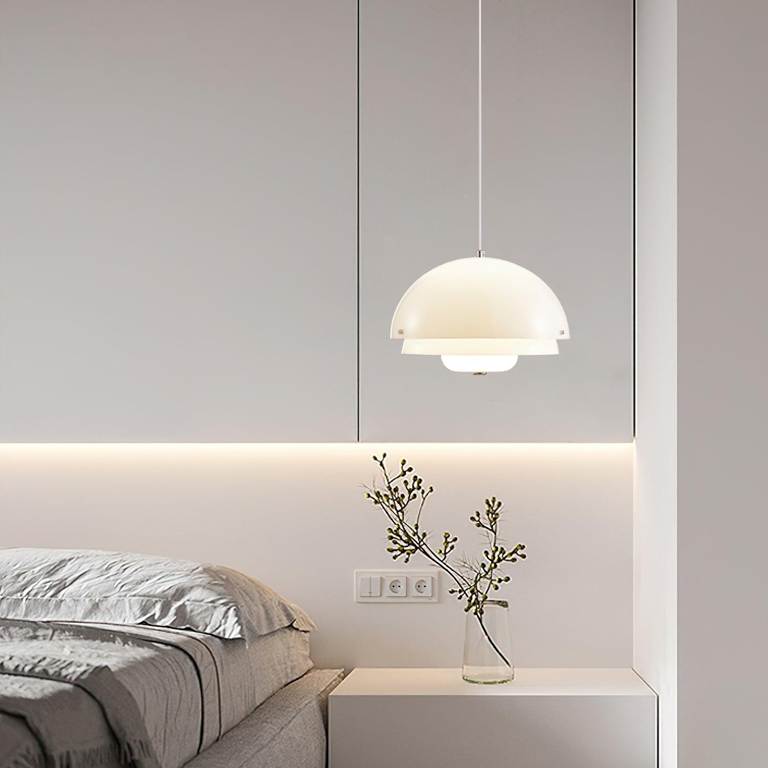 Lior Unique Milk White Glass Pendant Lamp-Neutral Decor