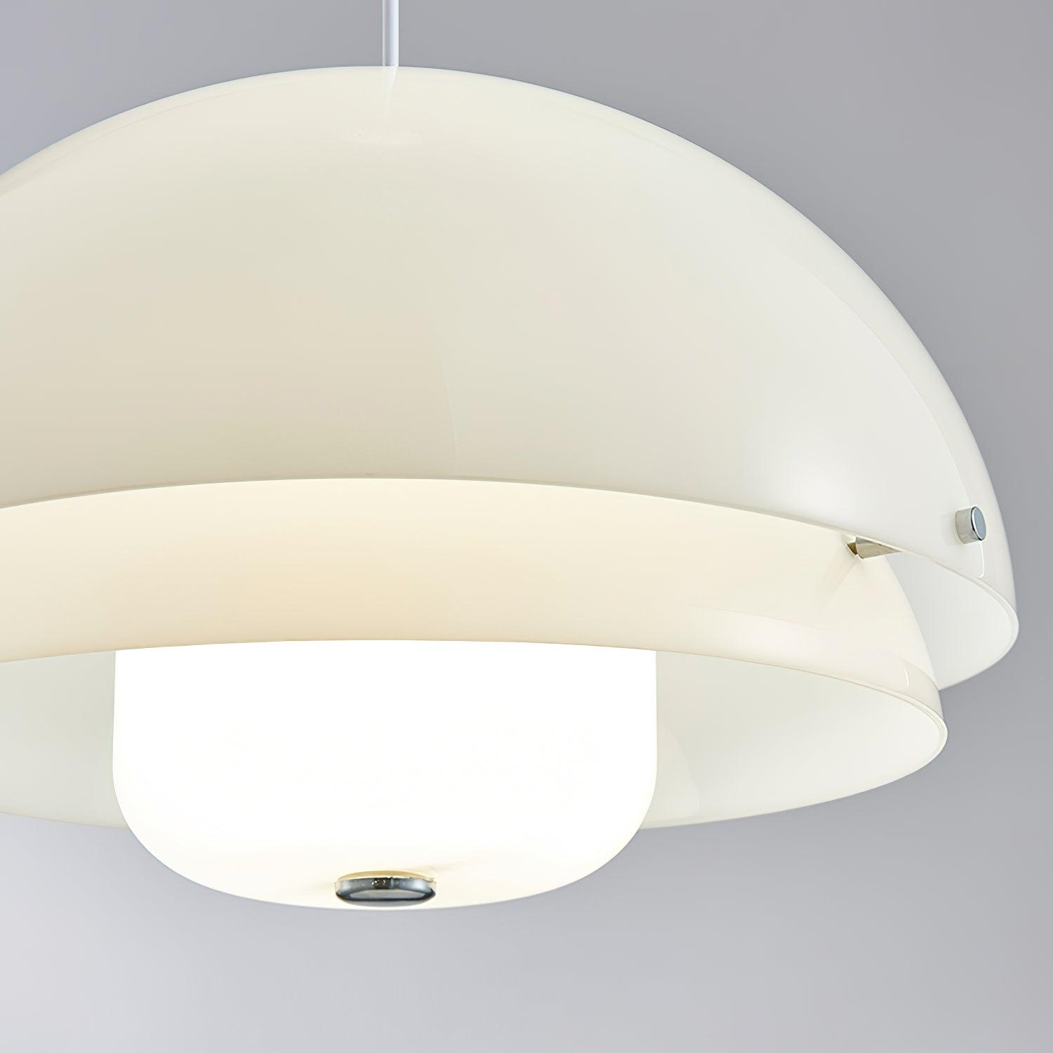 Lior Unique Milk White Glass Pendant Lamp-Neutral Decor