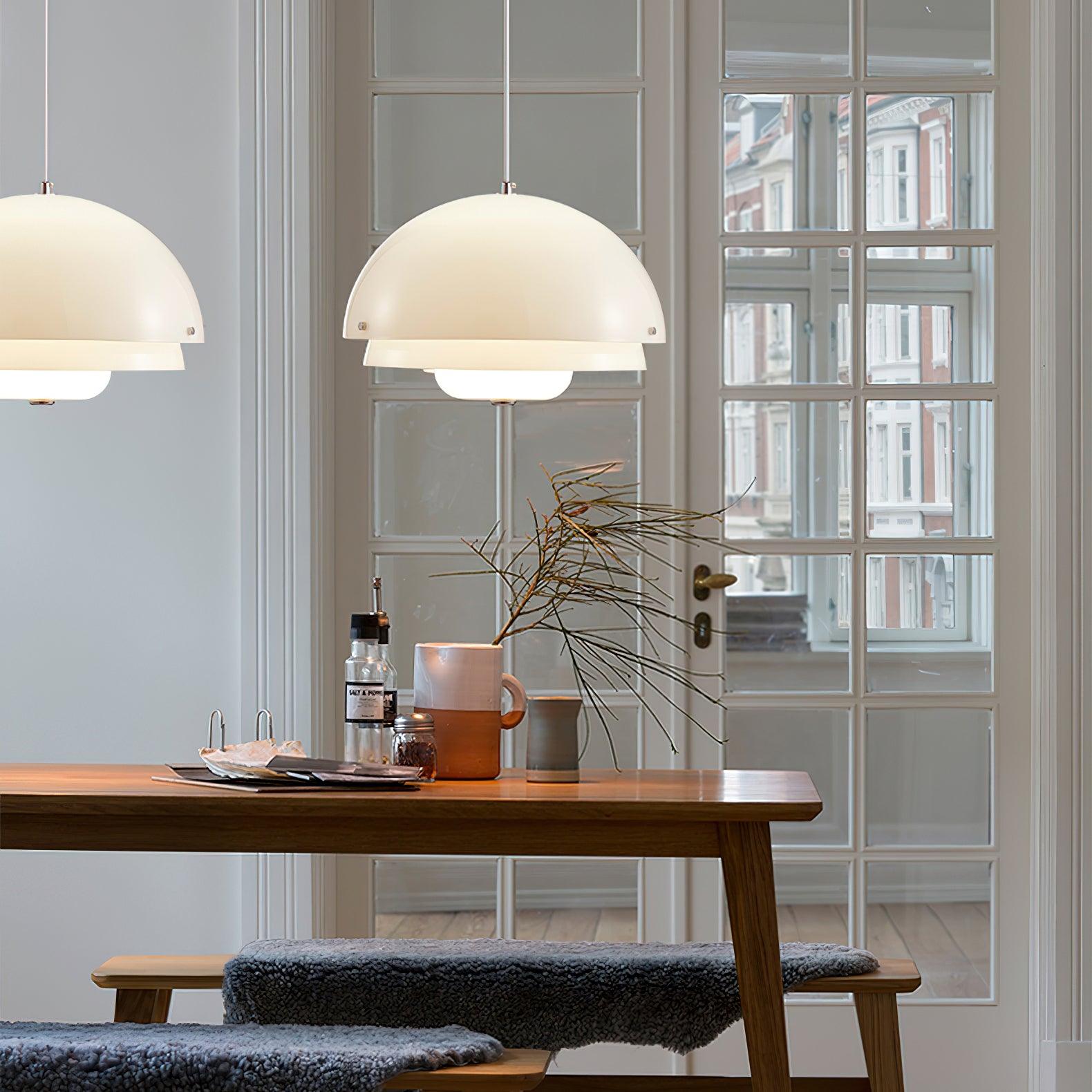 Lior Unique Milk White Glass Pendant Lamp-Neutral Decor