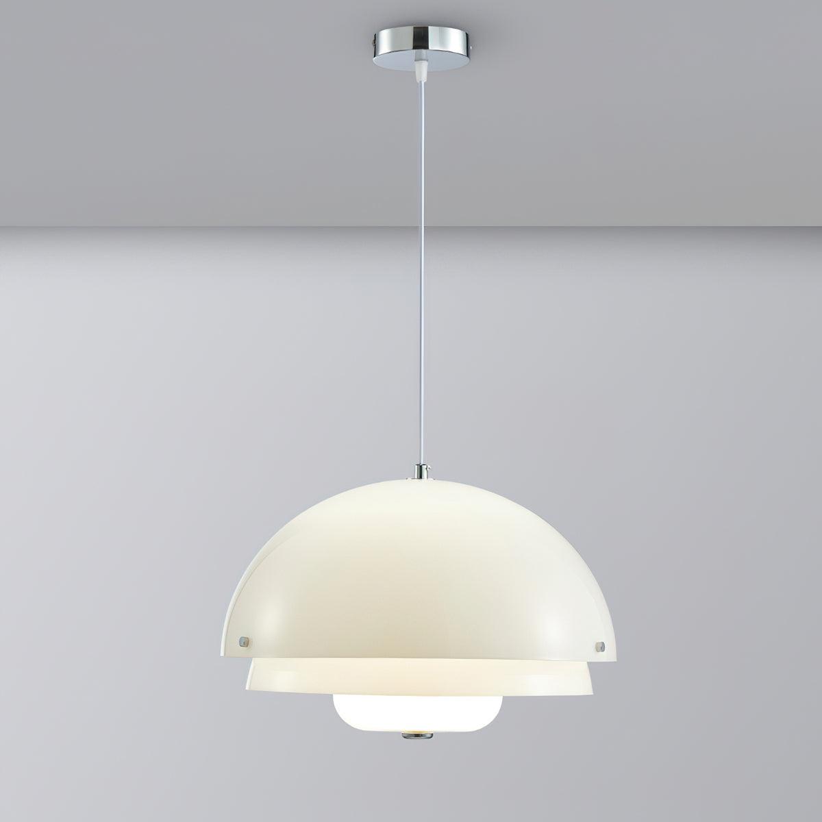 Lior Unique Milk White Glass Pendant Lamp-Neutral Decor